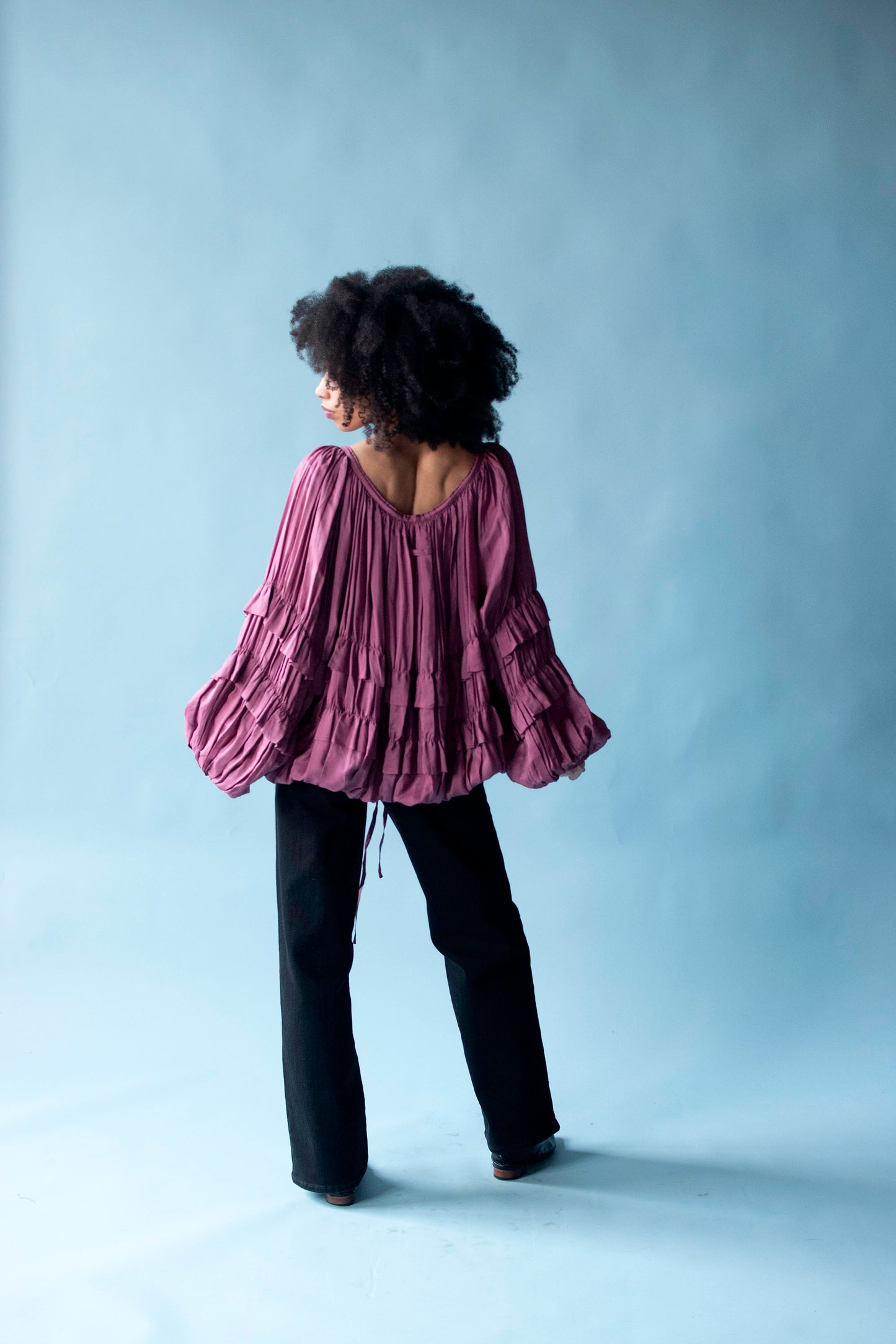 Ruffled Silk Jacket | Jean Paul Gaultier