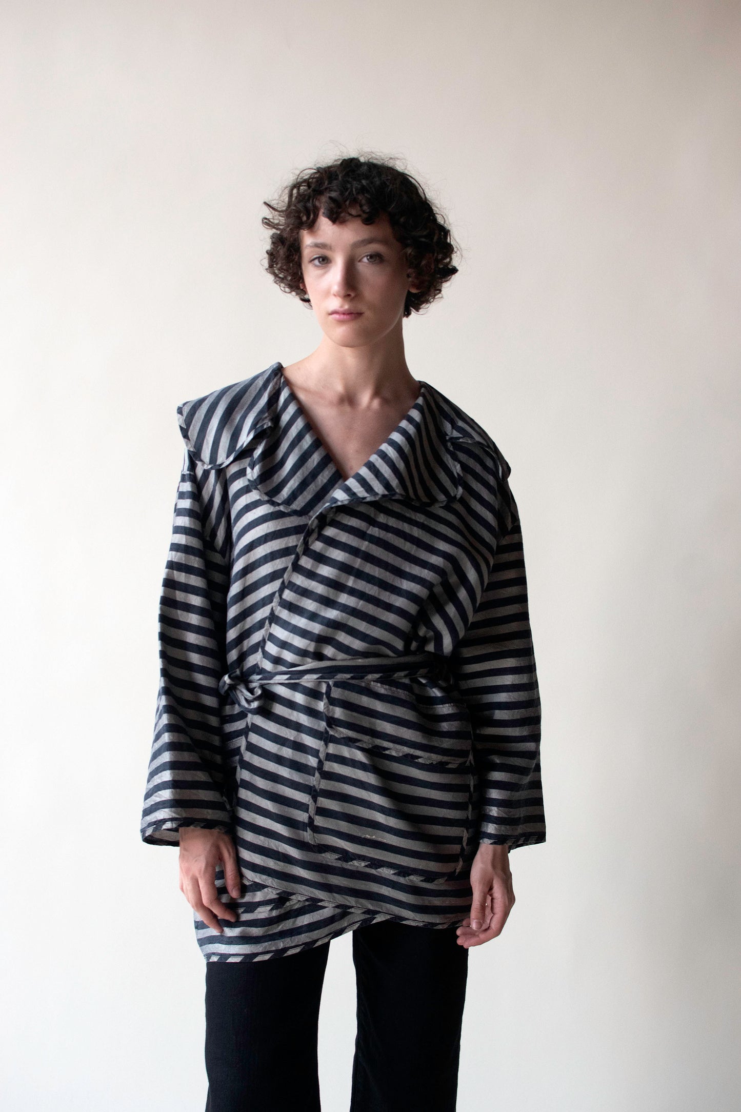 Striped Silk Jacekt | Todd Oldham