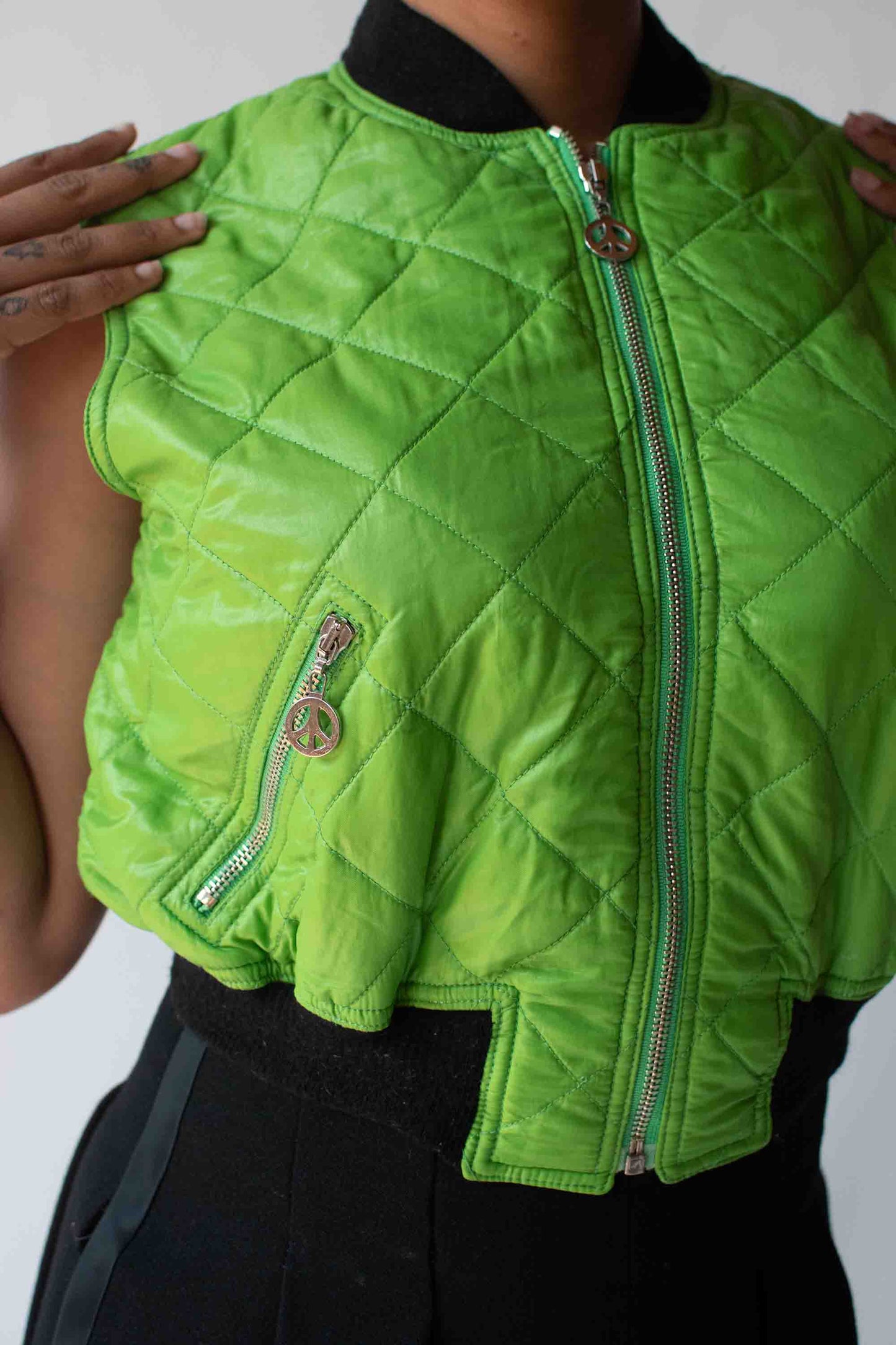 1990s Quilted Vest | Moschino Jeans