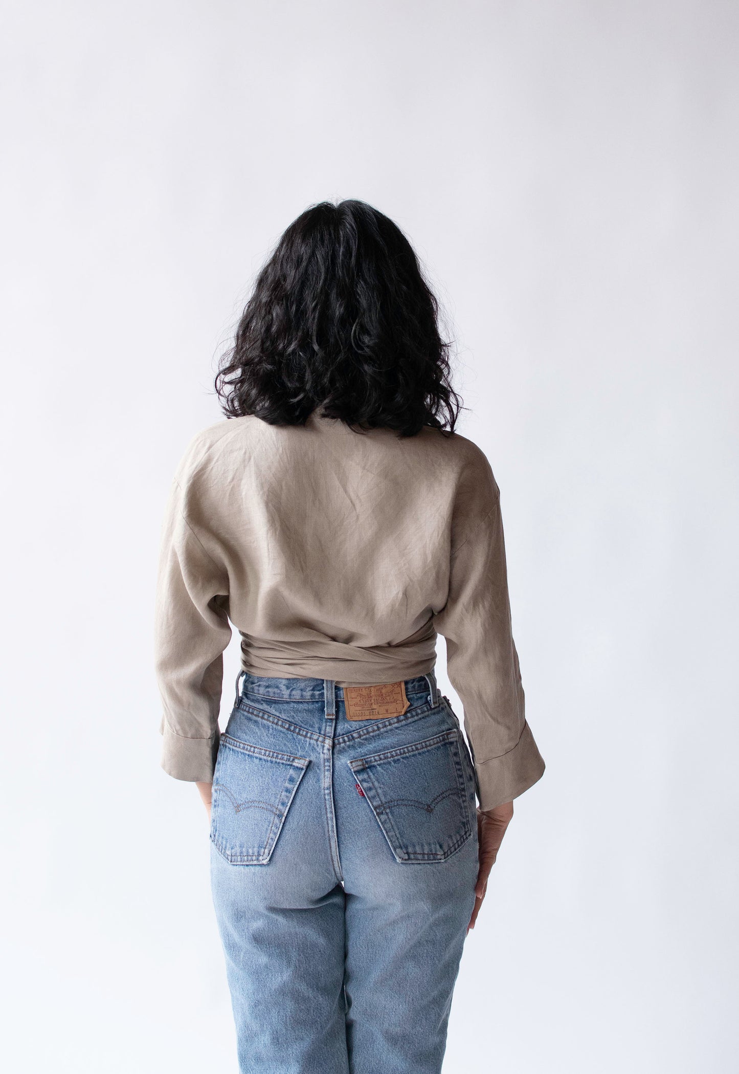 Linen Wrap Top | Katharine Hamnett