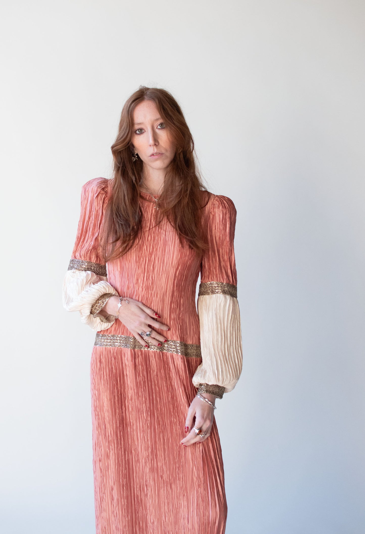 1980s Plisse Dress | Mary McFadden