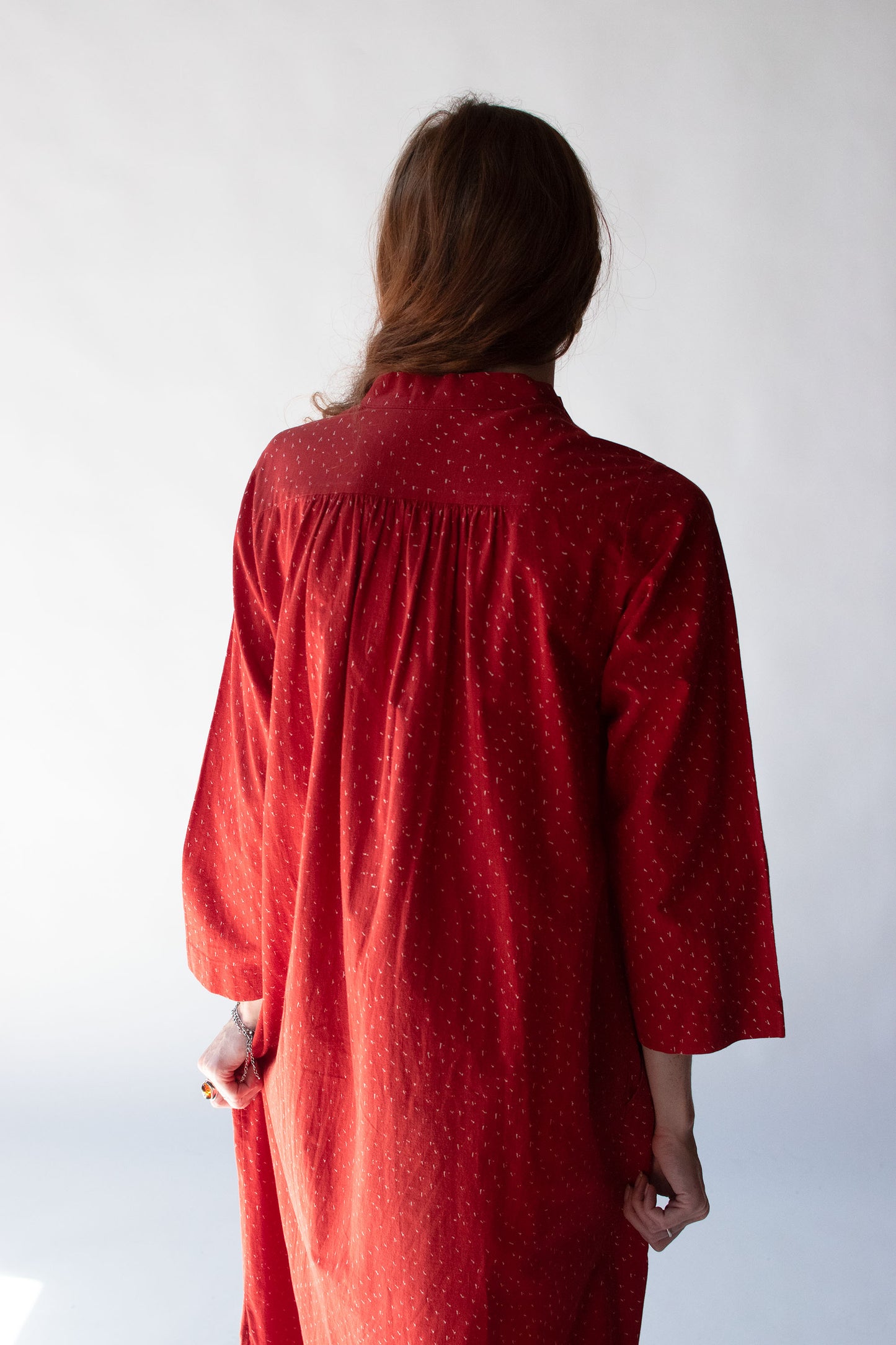 Red Cotton Dress | Marimekko