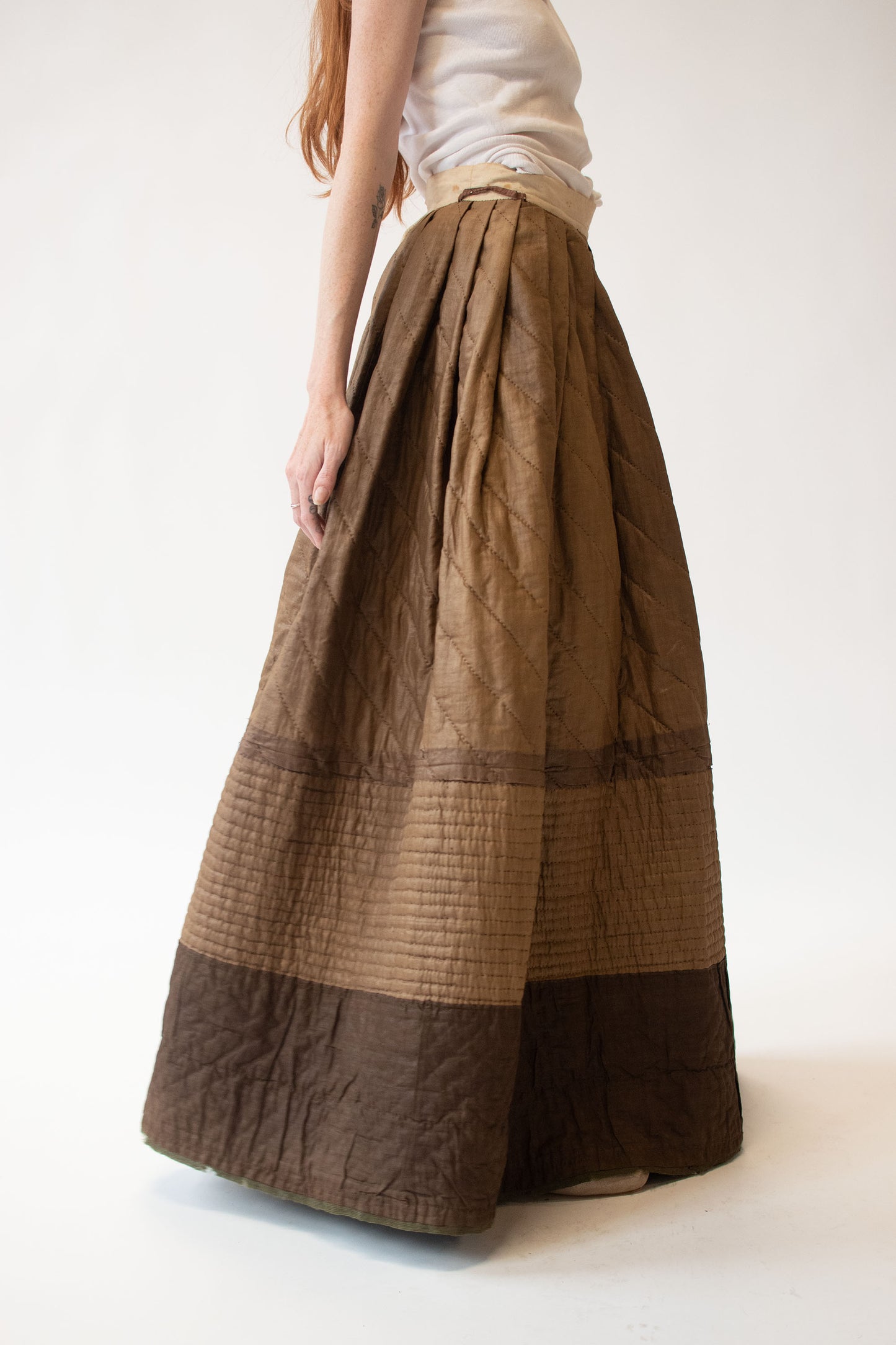 Antique Quilted Petticoat