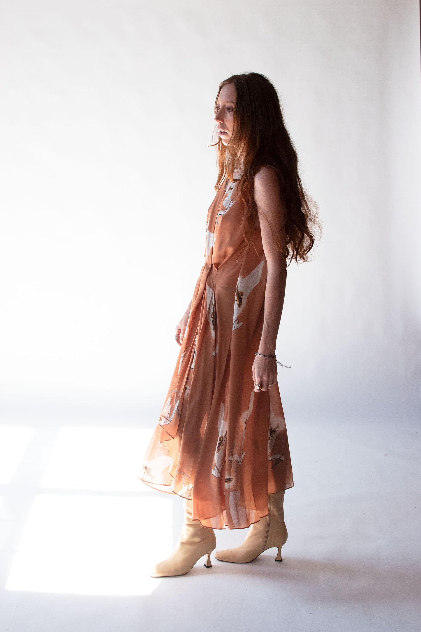 1970s Surrealist Print Dress | Nicole Miller P.J. Walsh