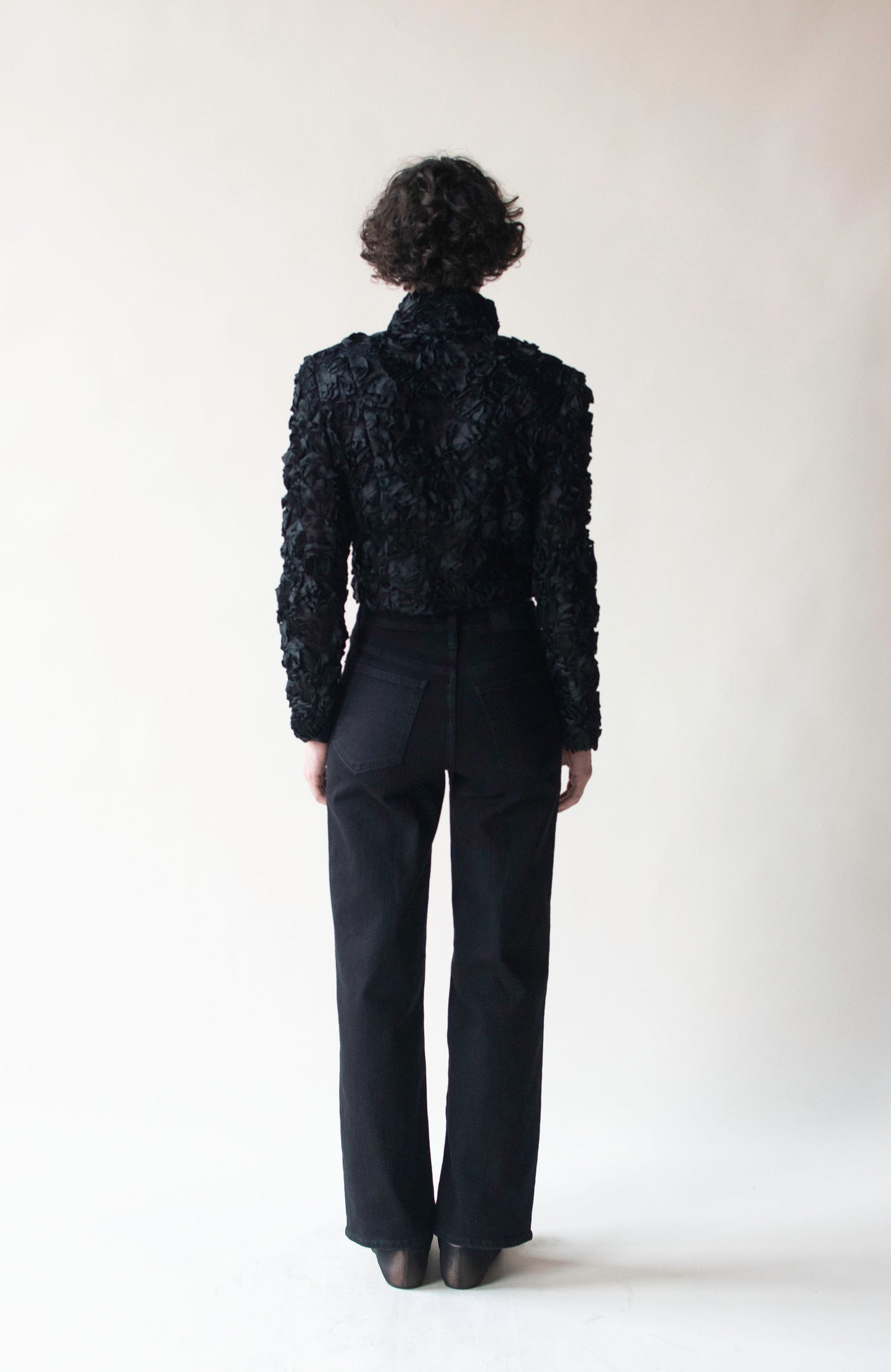 Ribbon Embroidered Lace Jacket | Geoffrey Beene SS 1988