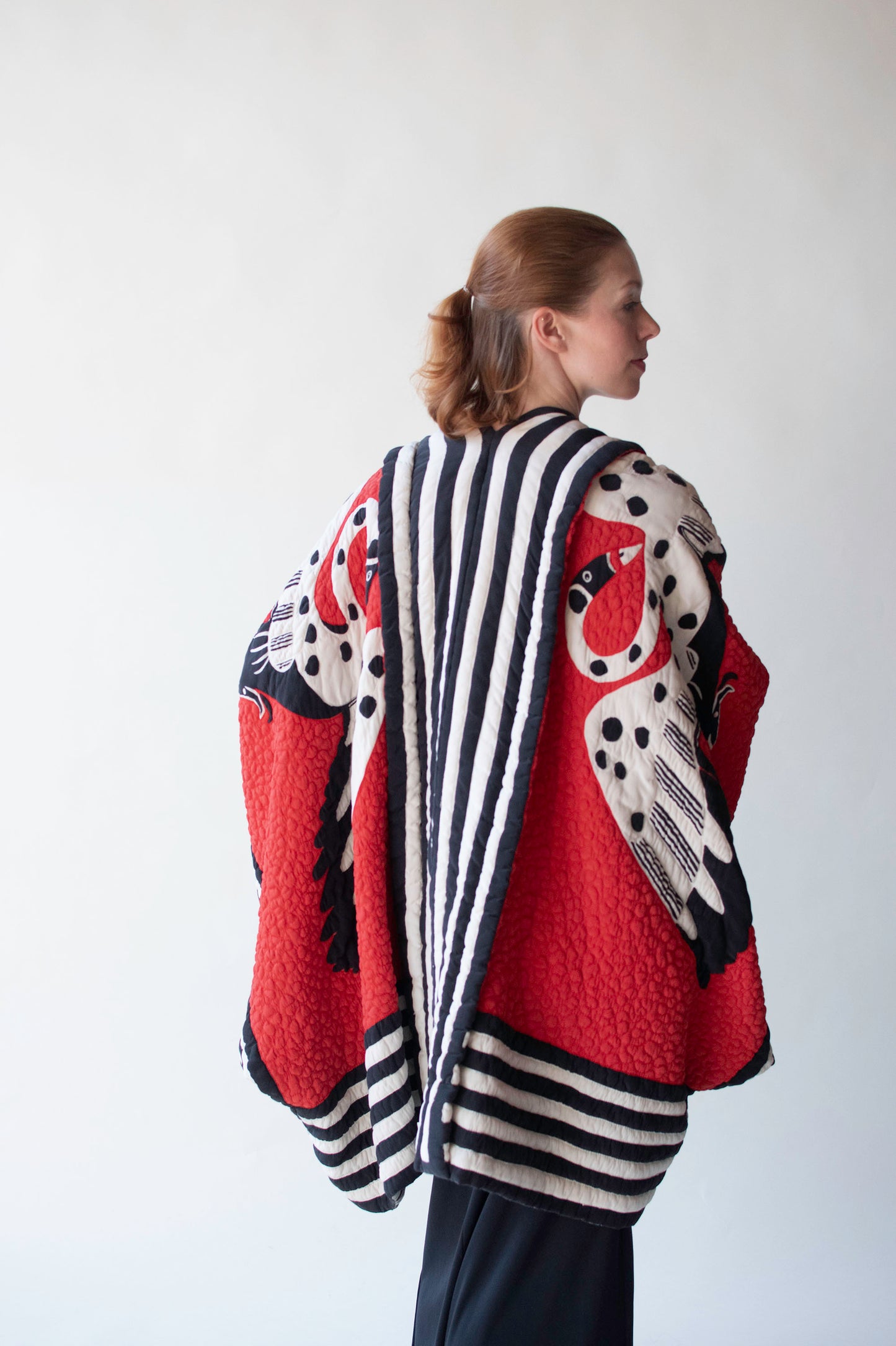 Quilted Silk Evening Coat | Michaele Vollbracht
