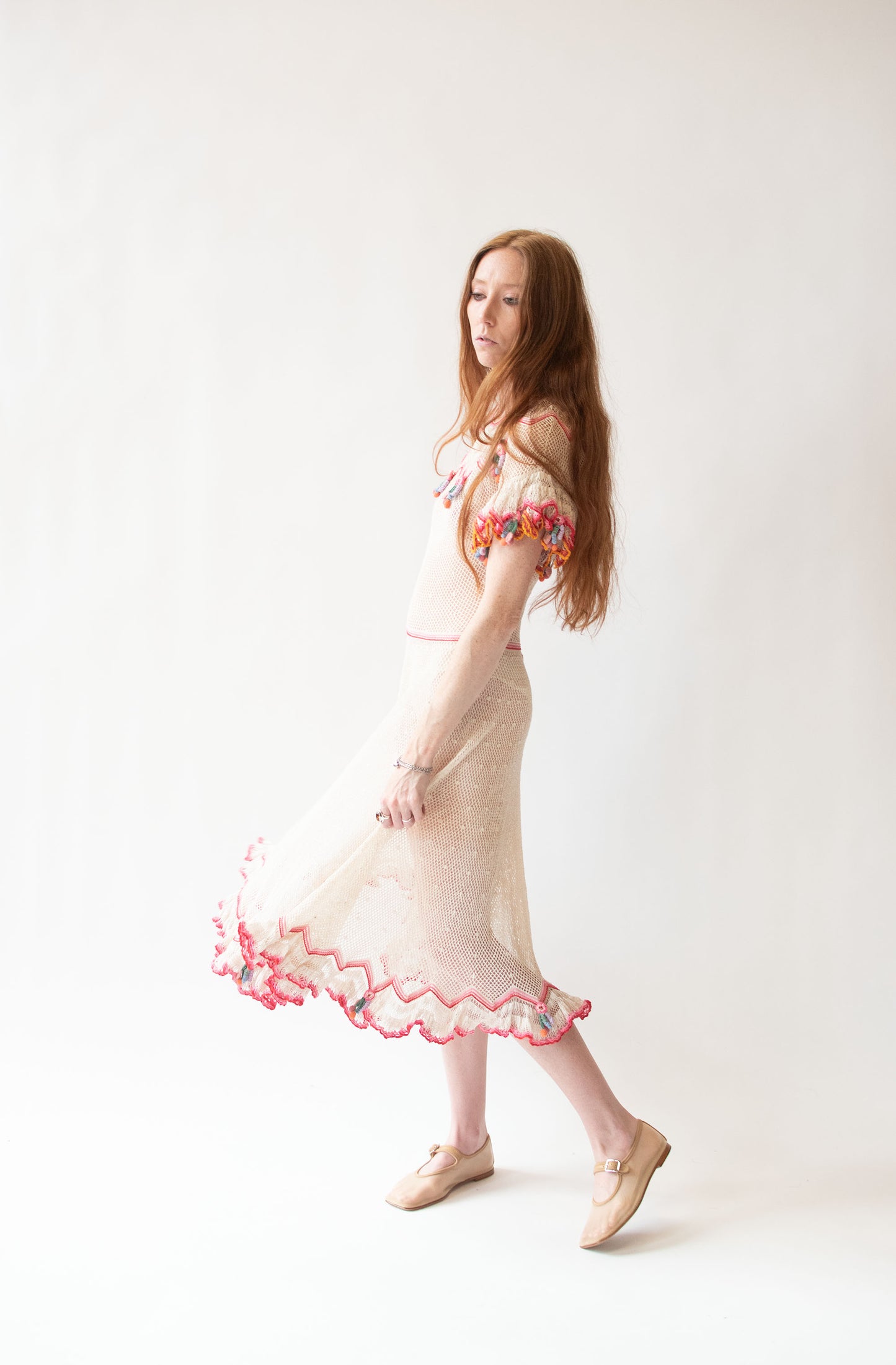 1980s Crochet Dress