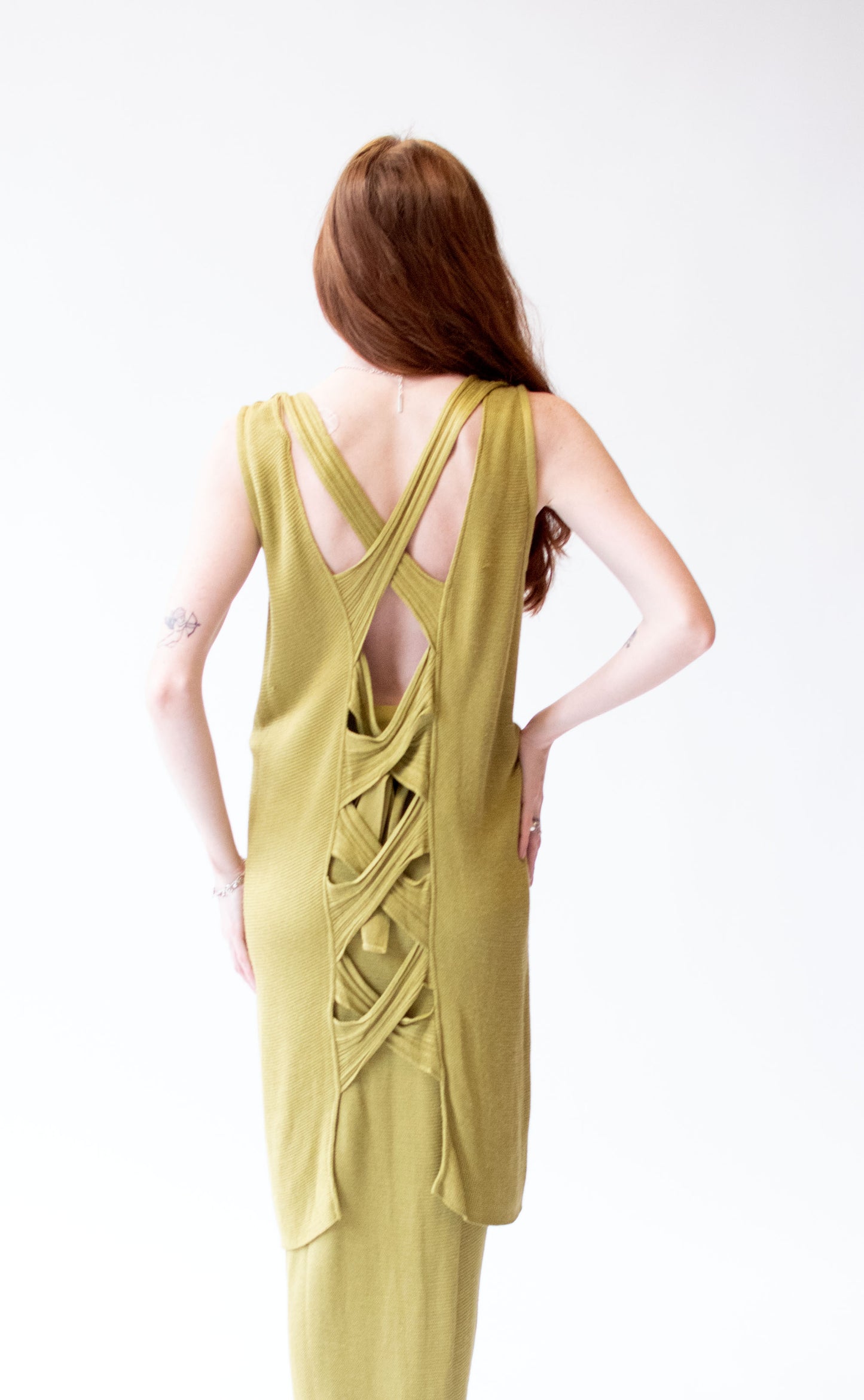 Chartreuse Knit Set | Kaat Tilley