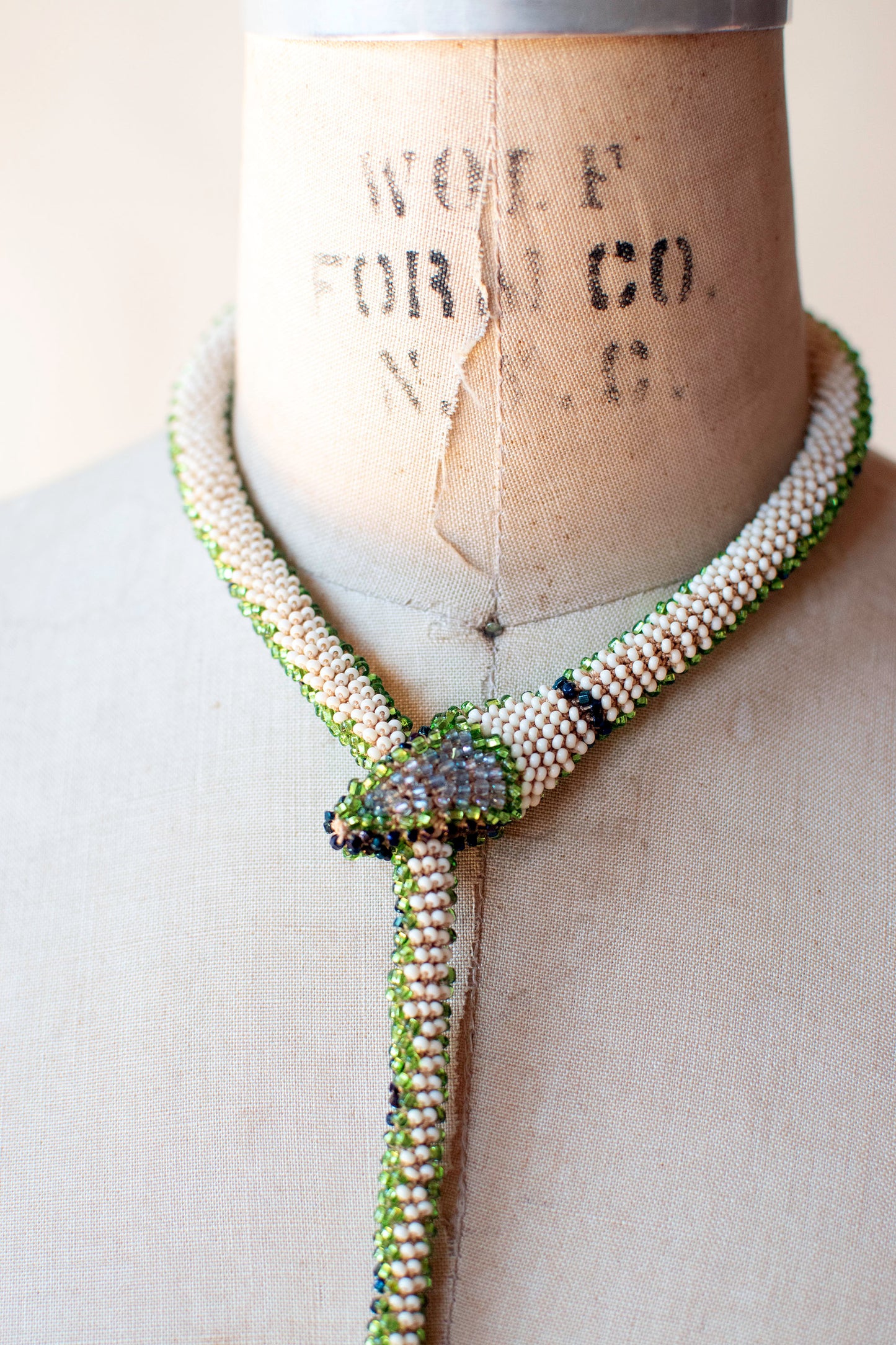 Bead Crochet Snake | Absinthe Diamond