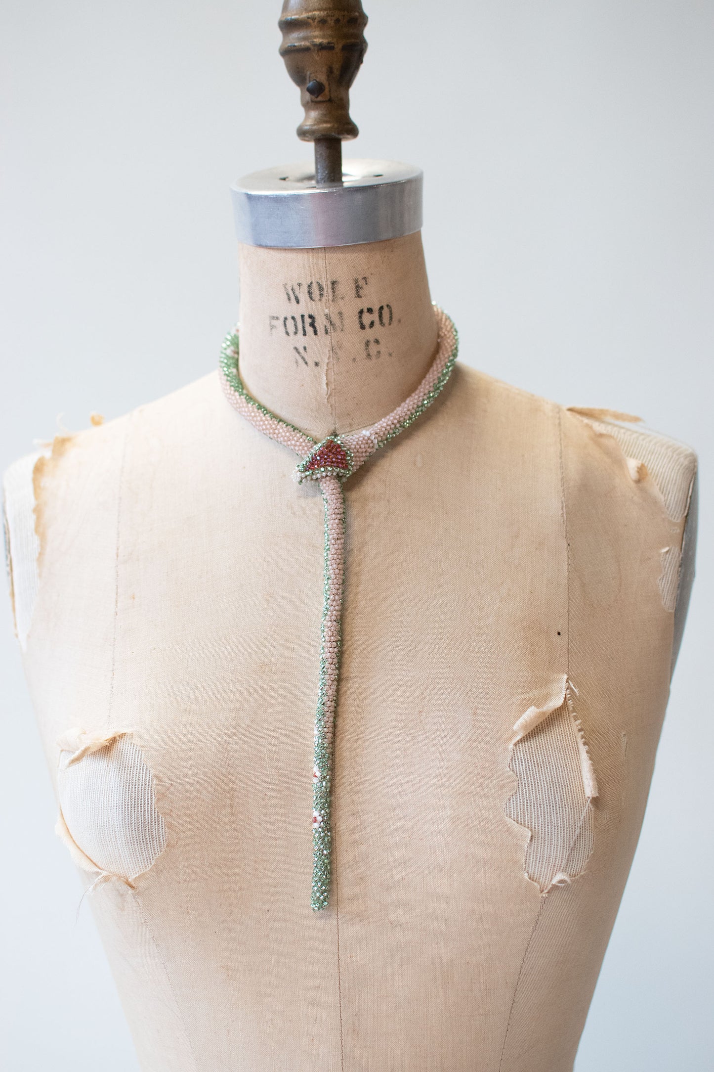 Bead Crochet Snake | Mint Flower