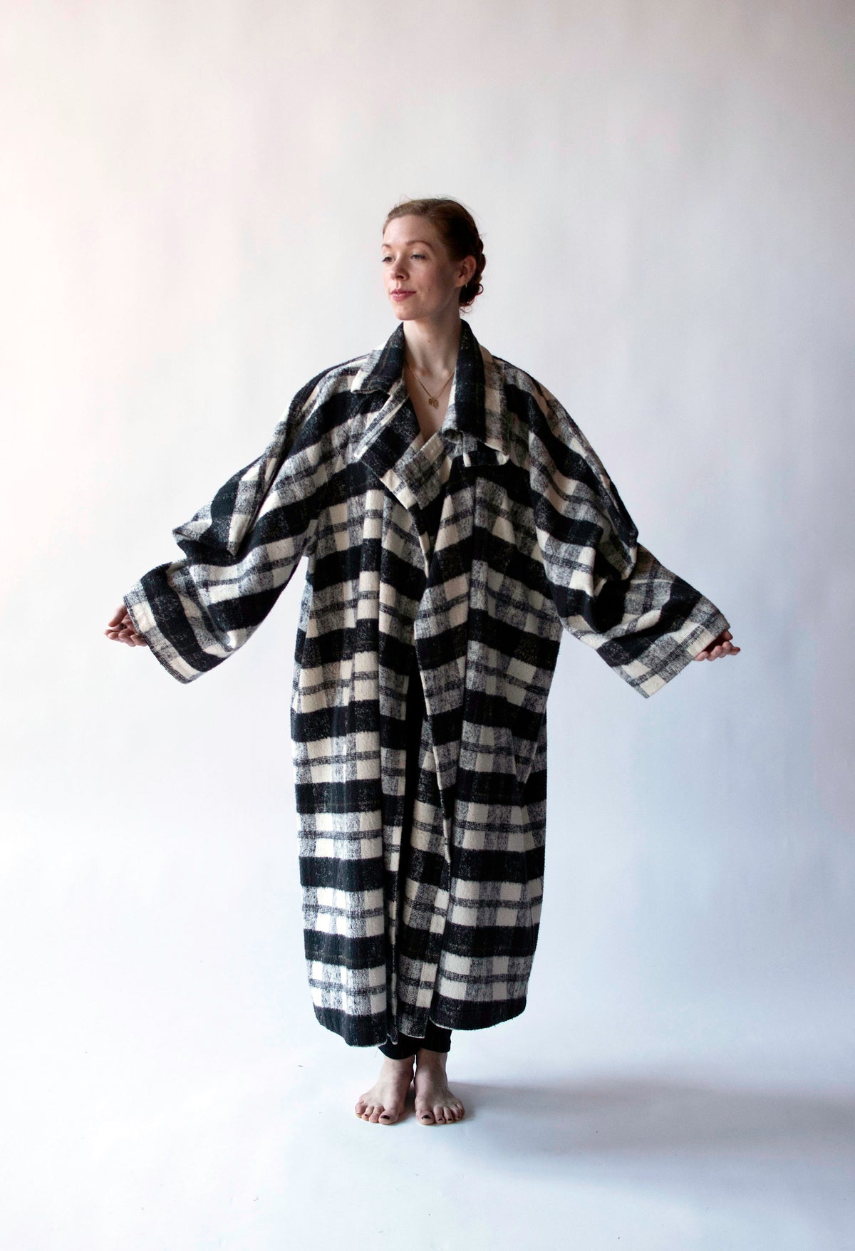 Plaid Coat | Comme Des Garcons FW 1986