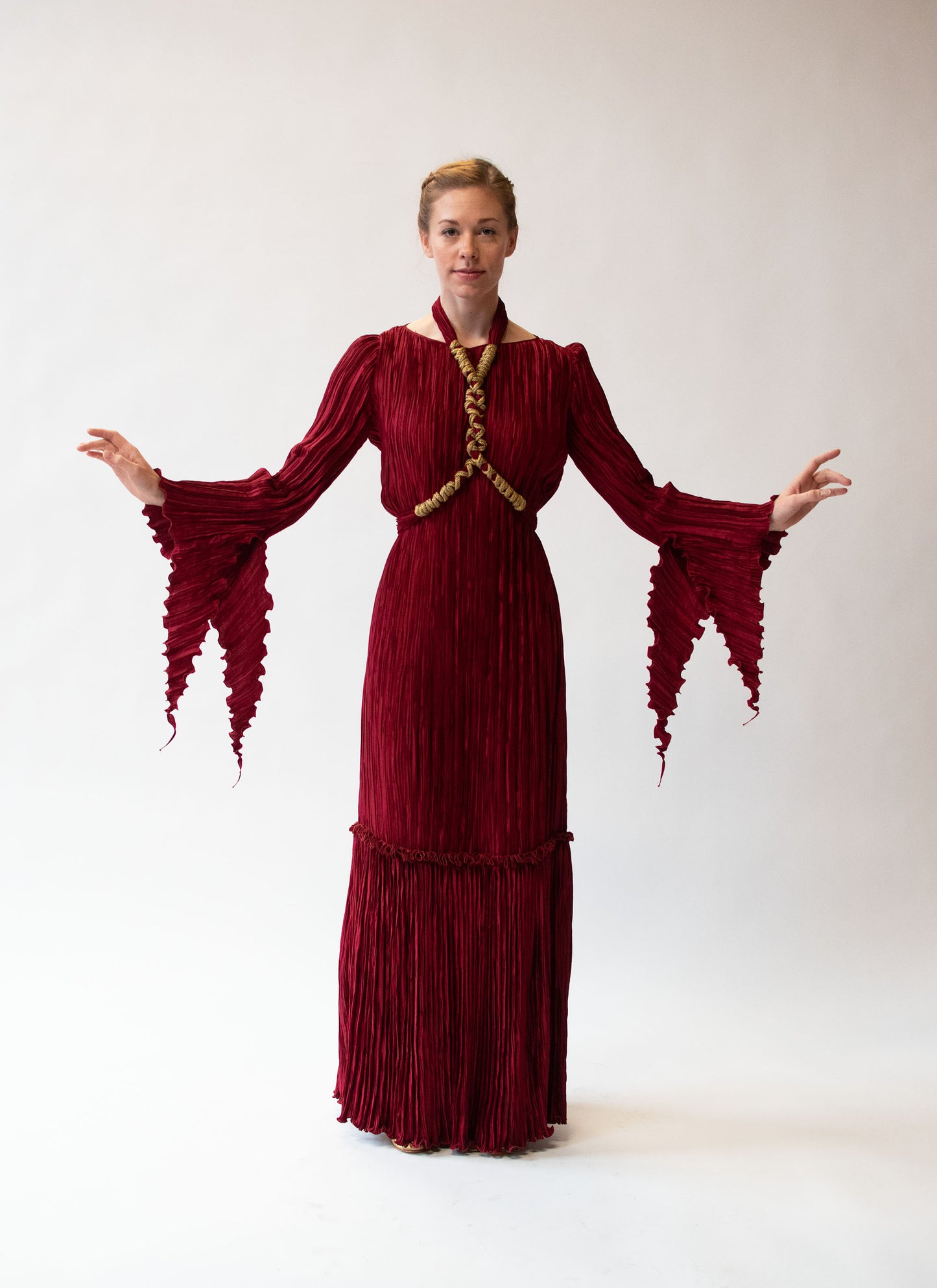 1980s Plisse Dress | Mary McFadden