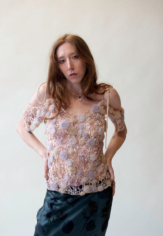 Pastel Sequin Top | Emanuel Ungaro