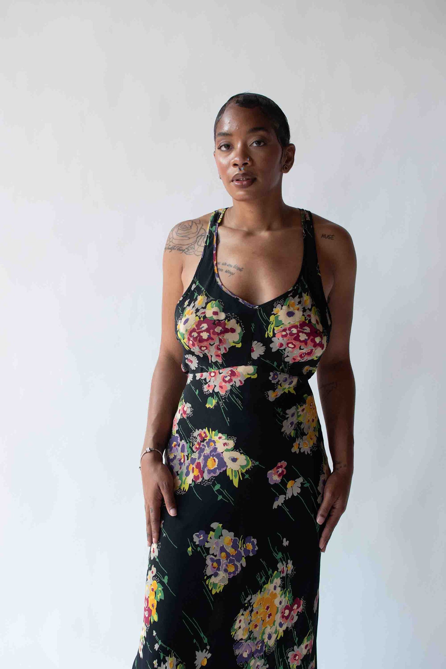 1990s Floral Print Dress | Betsey Johnson
