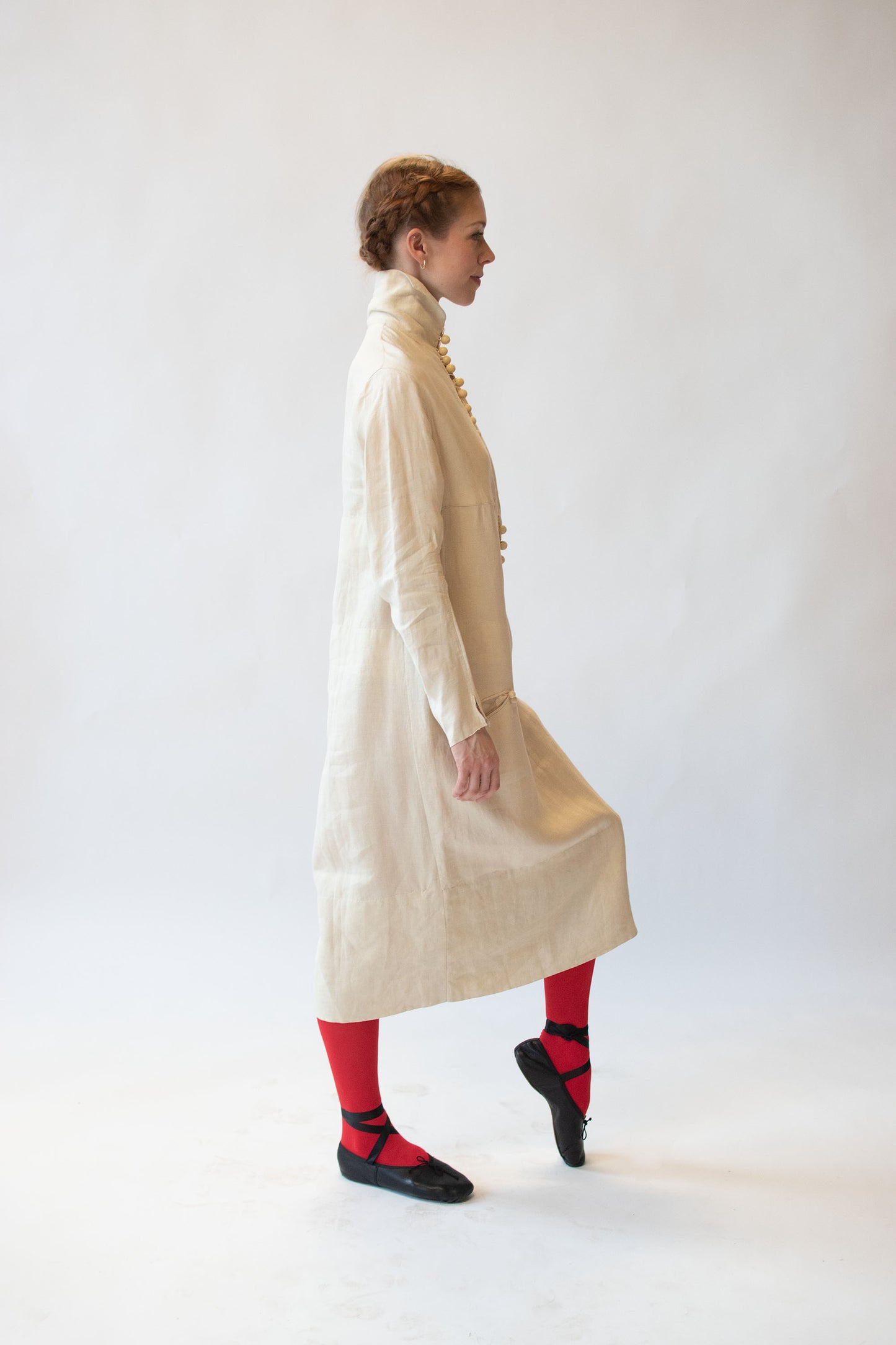 1920s Linen Dress