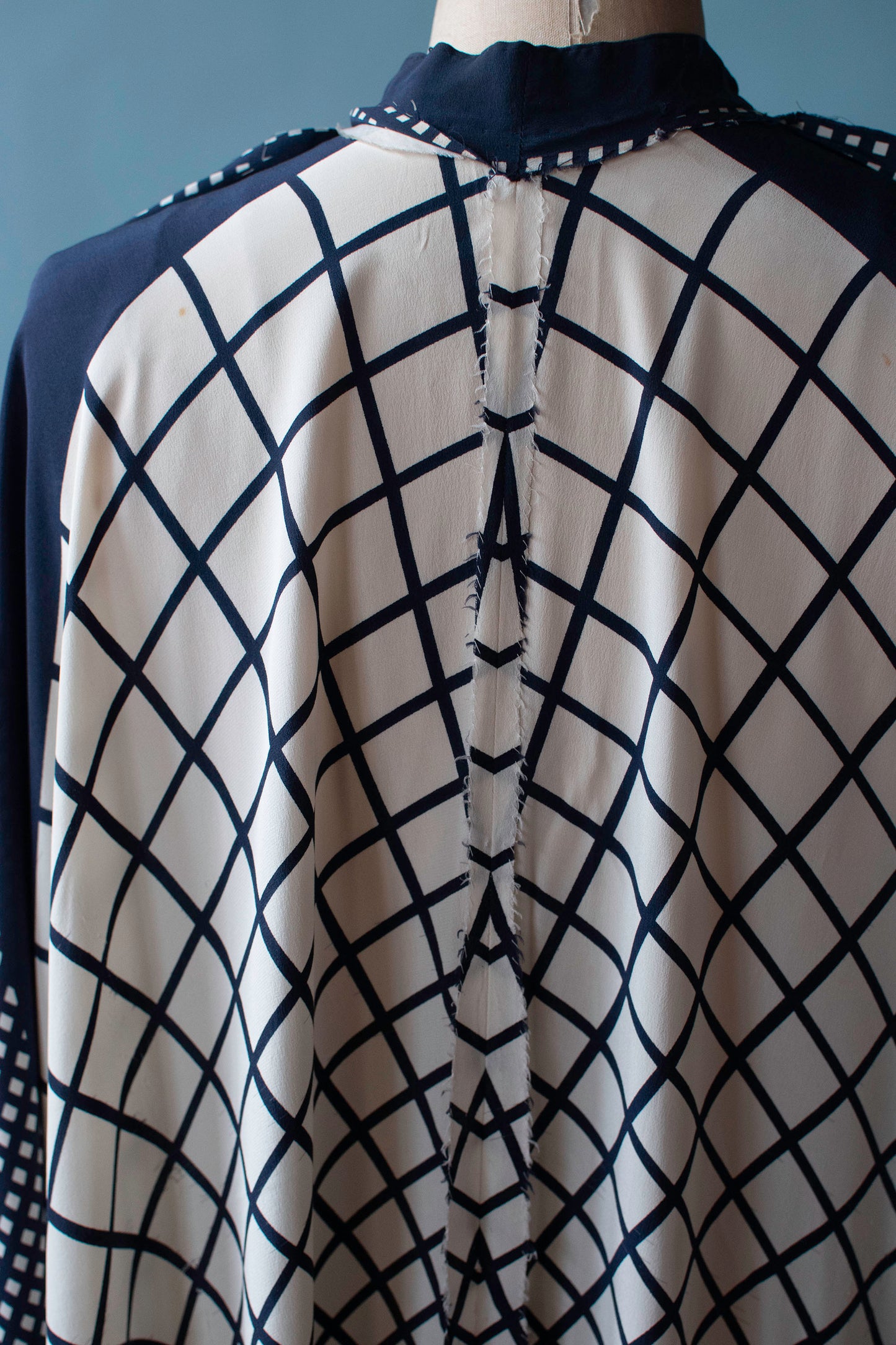 1970s Op Art Caftan