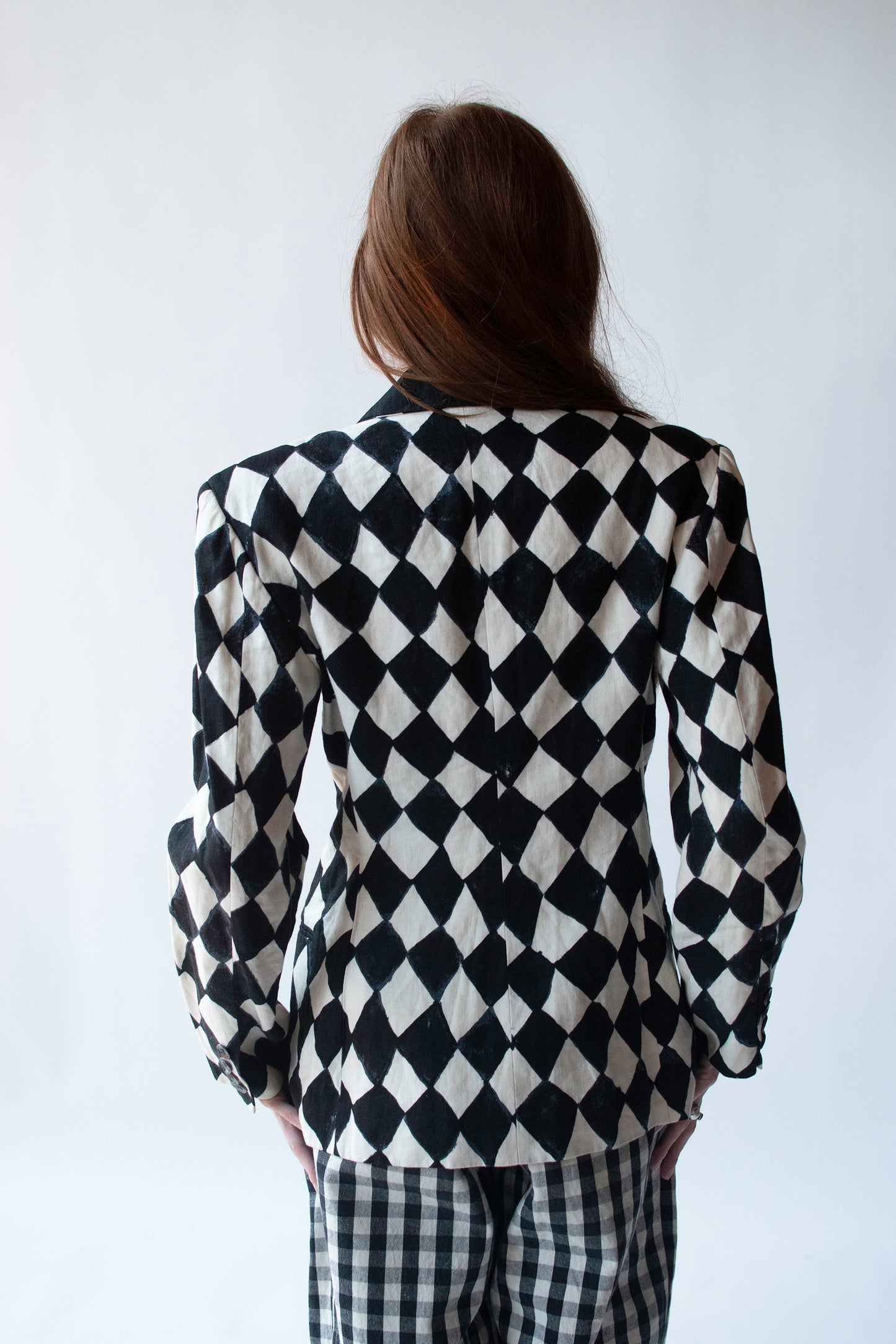 1990s Checkered Blazer | Isaac Mizrahi