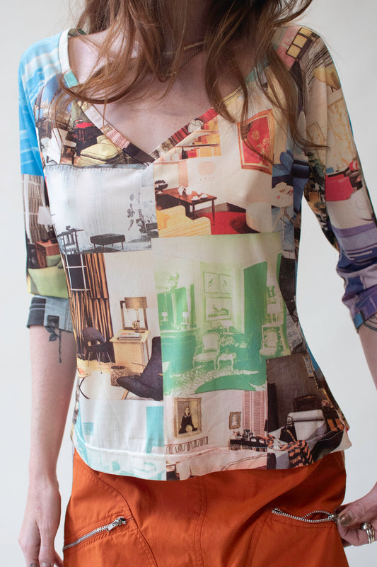 Photo Print Shirt | Todd Oldham