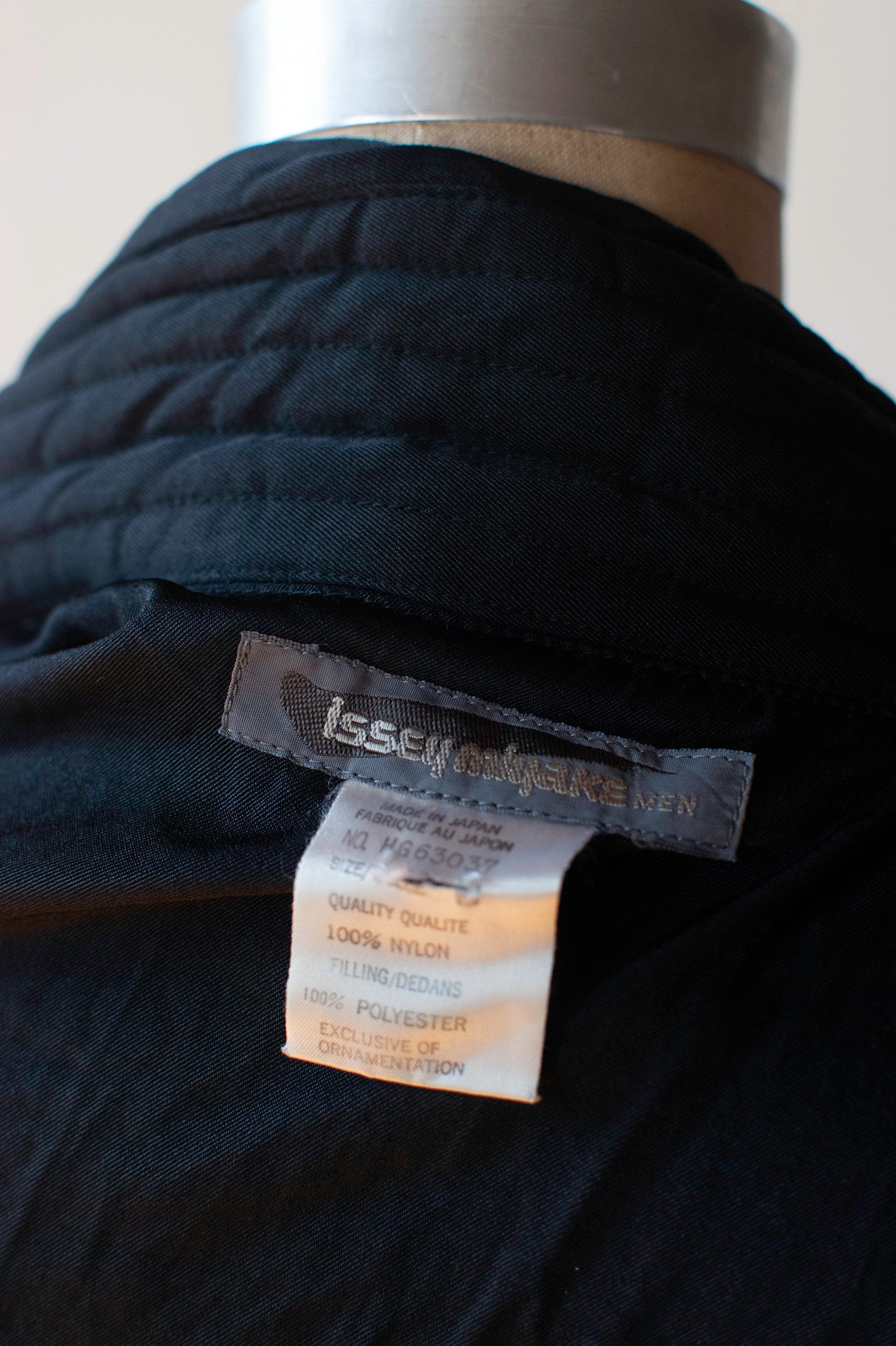 1980s Black Windcoat | Issey Miyake