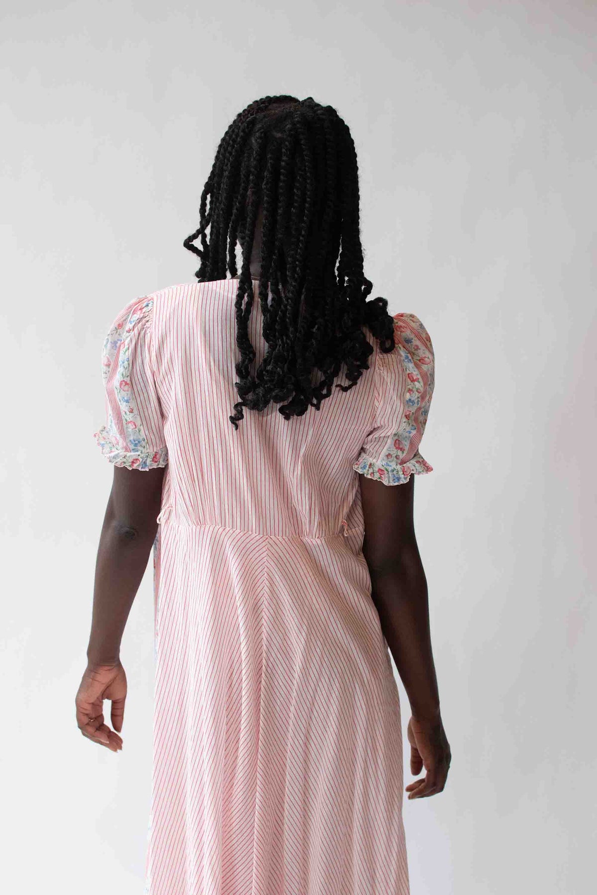 1940s Cotton Peignoir