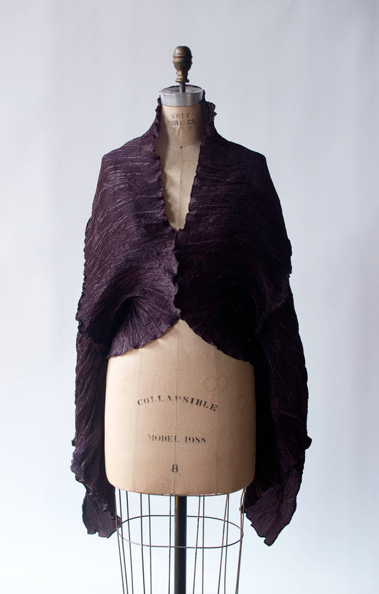 Plum Plisse Top | Jo Buckler