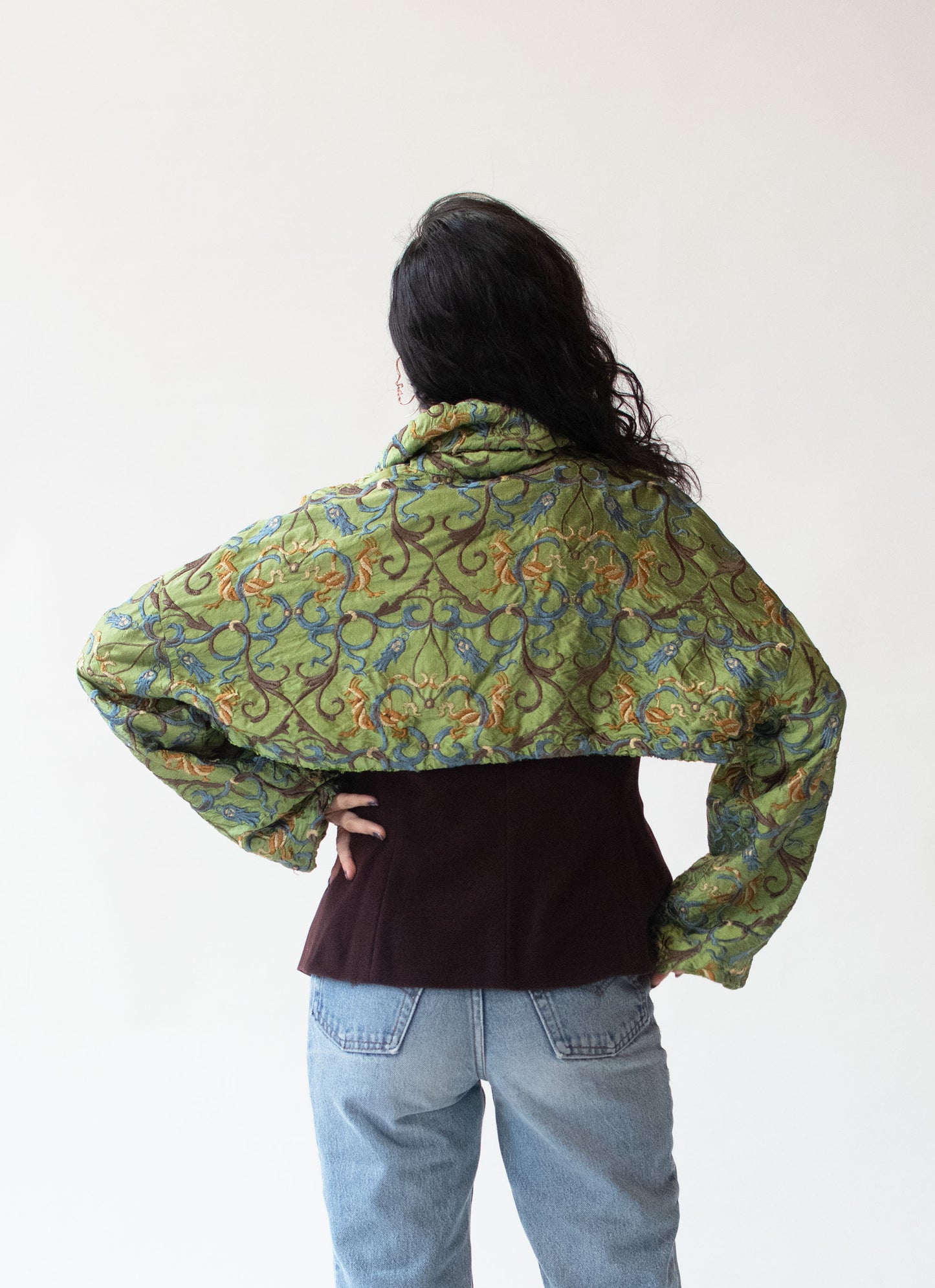 Embroidered Silk Jacket | Romeo Gigli for Callaghan