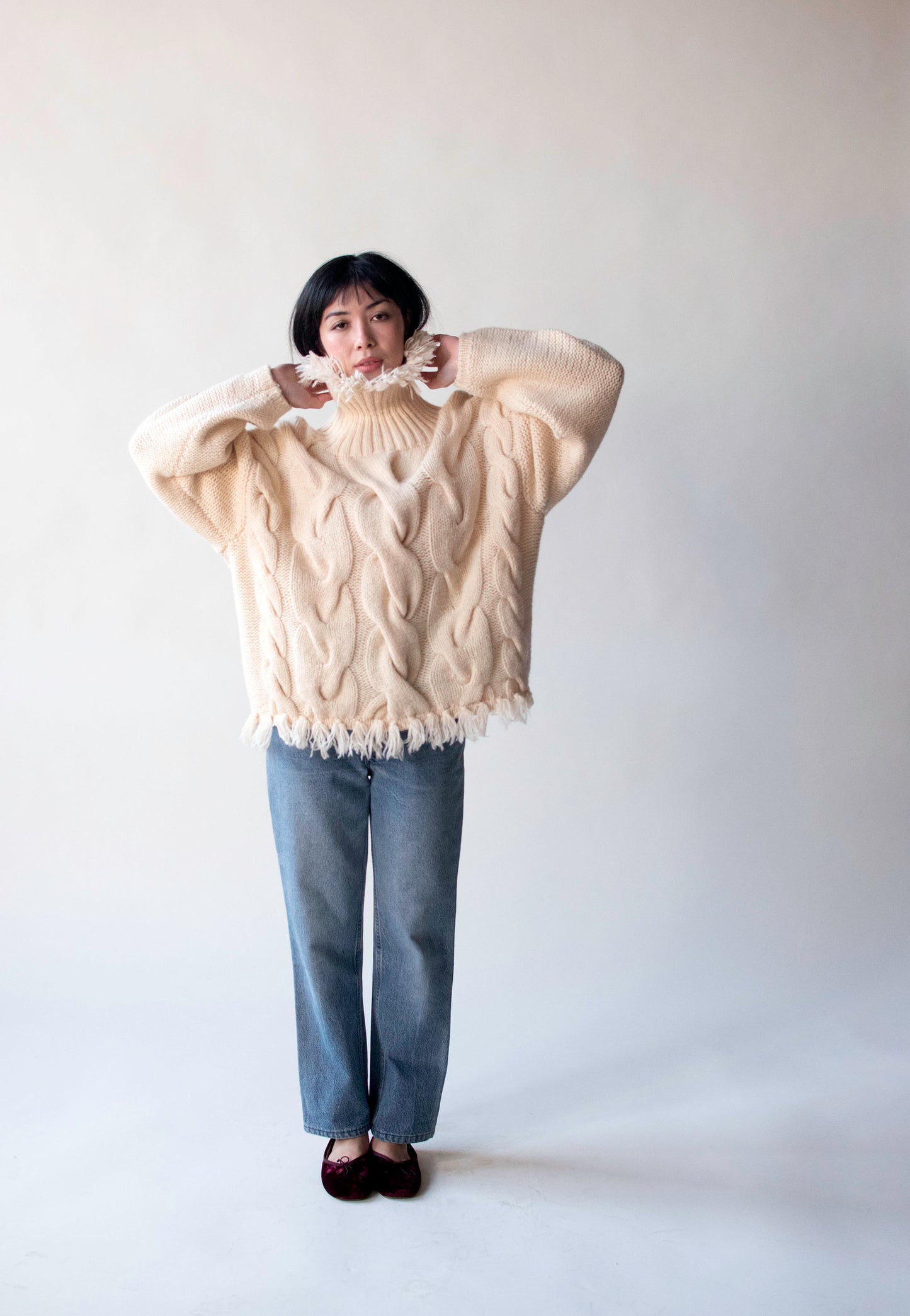 1990s Cable Knit Sweater