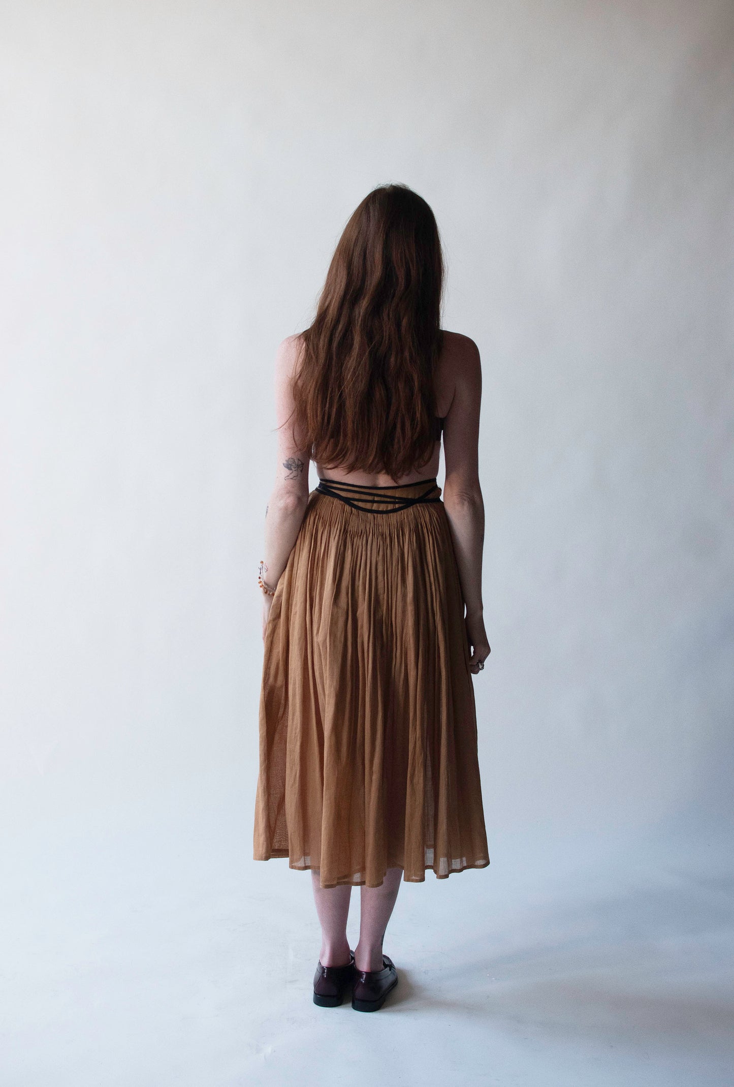 Pleated Skirt W/ Ties | Geoffrey Beene Beene Bag