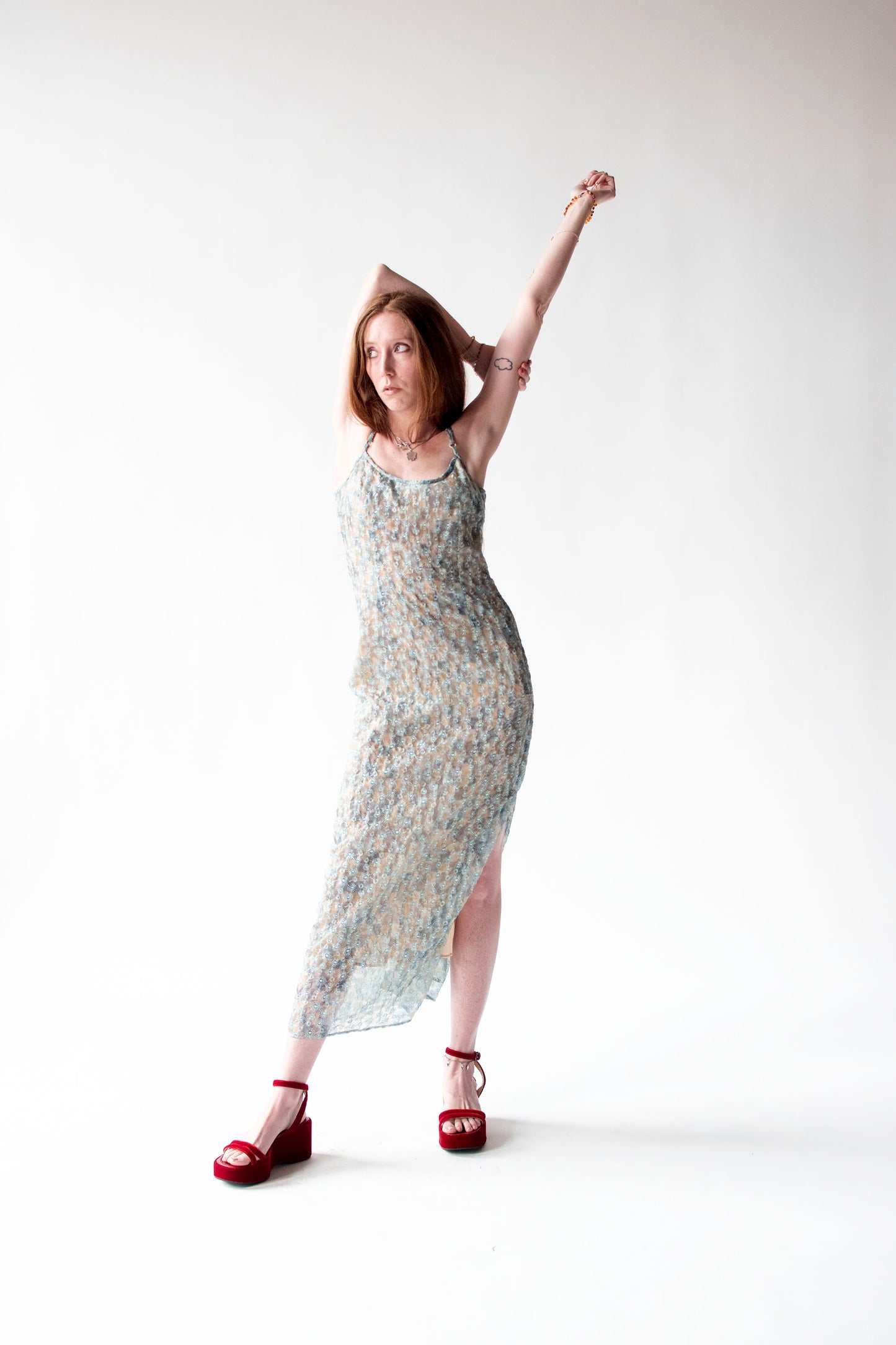 1990s Embroidered Dress| Cynthia Rowley