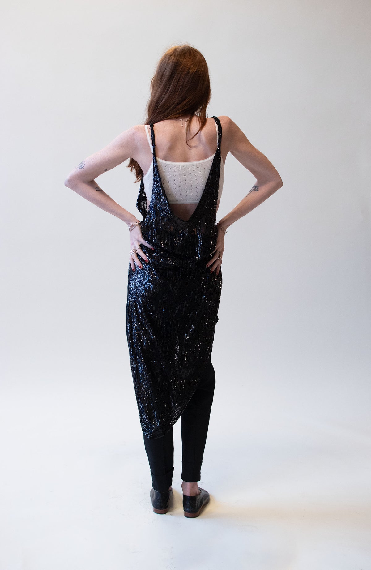 Sequin Tabard | Norma Kamali