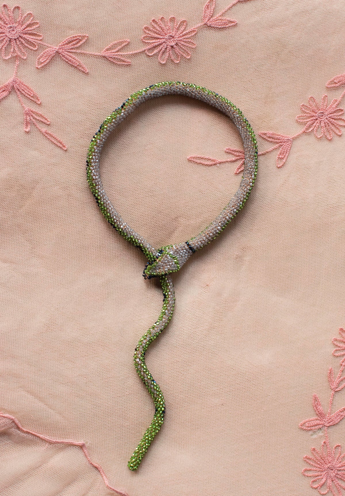Bead Crochet Snake | Absinthe Diamond