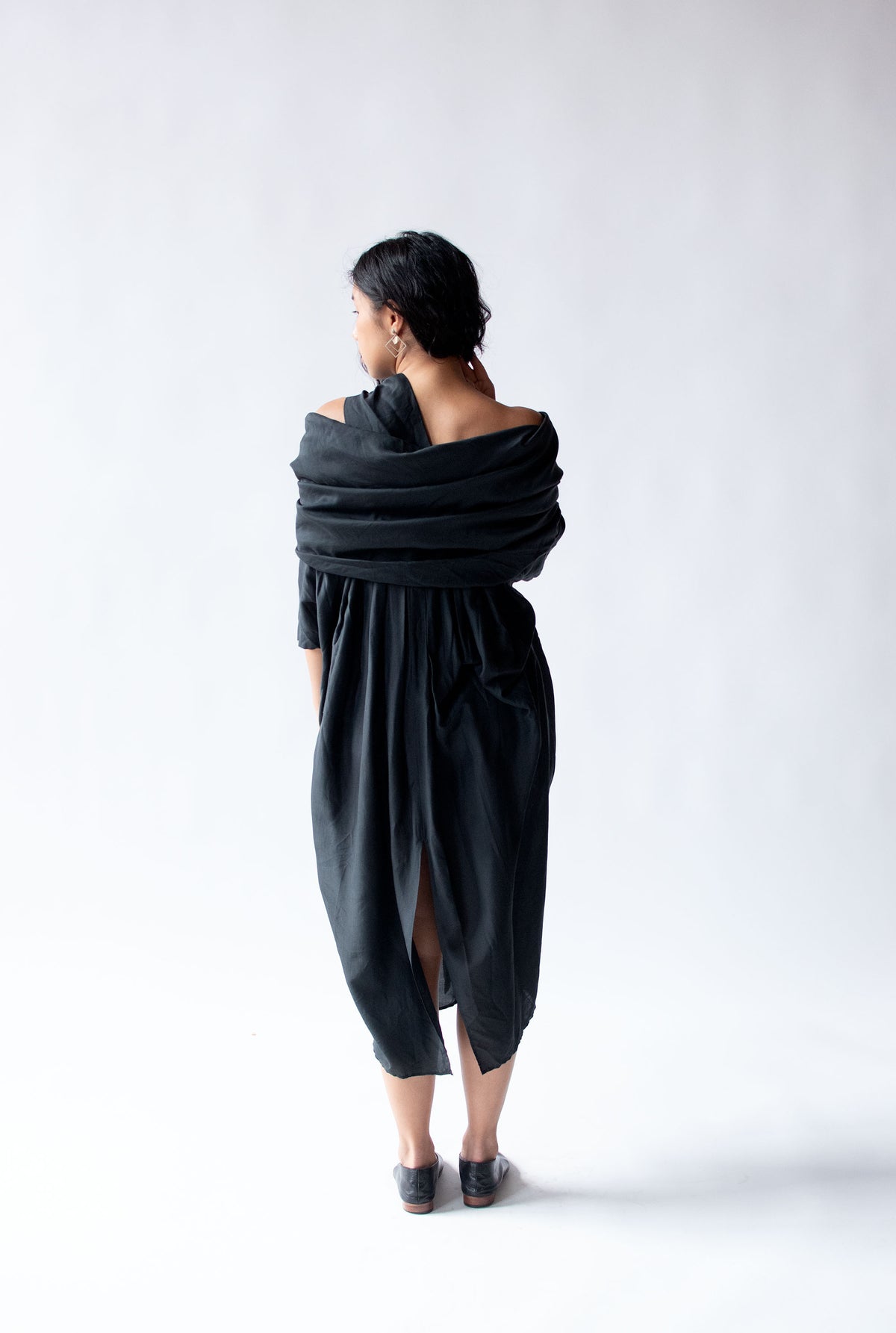 Black Silk Dress | Romeo Gigli 1994