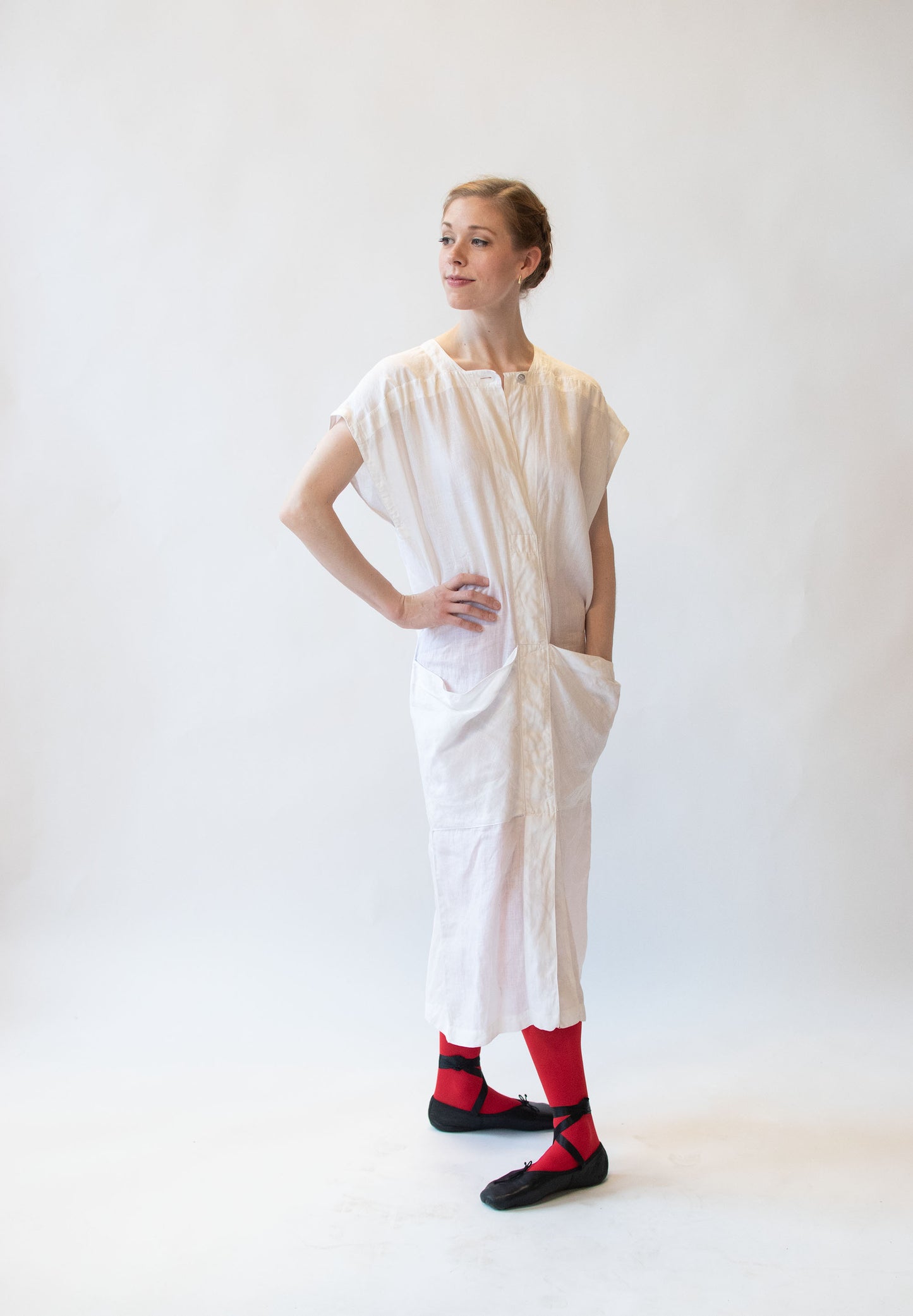 1980s Linen Dress | Gianni Versace
