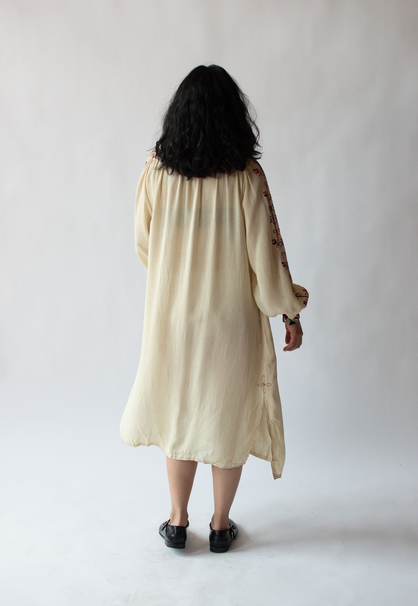 1970s Embroidered Dress