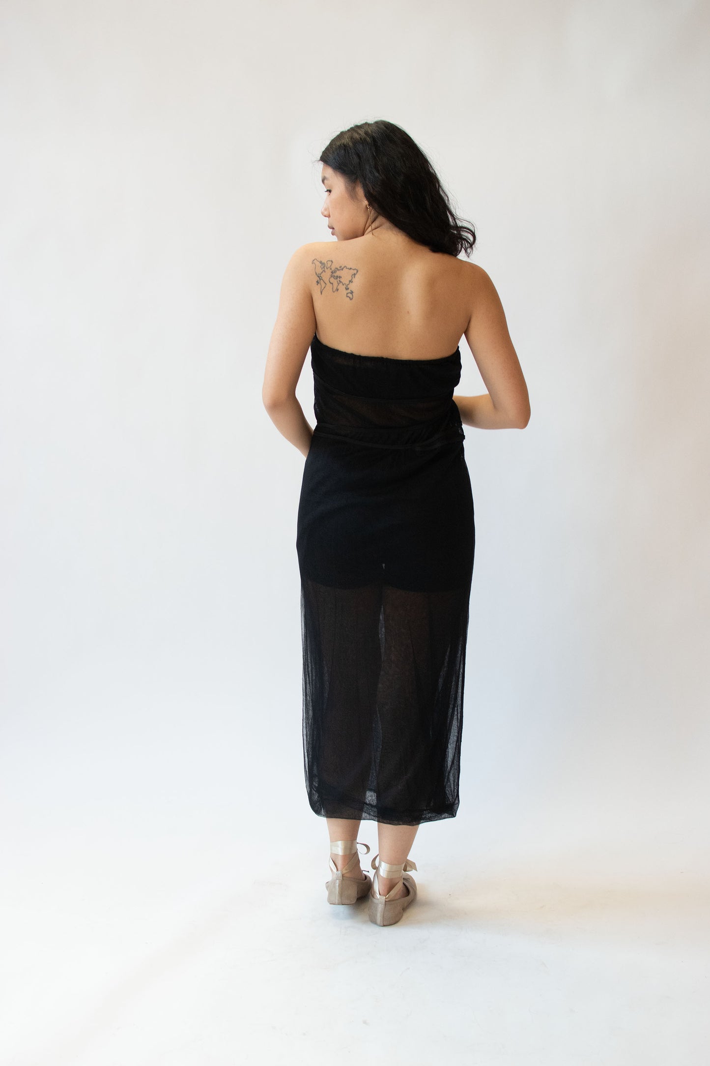 1990s Black Tube Dress | Helmut Lang