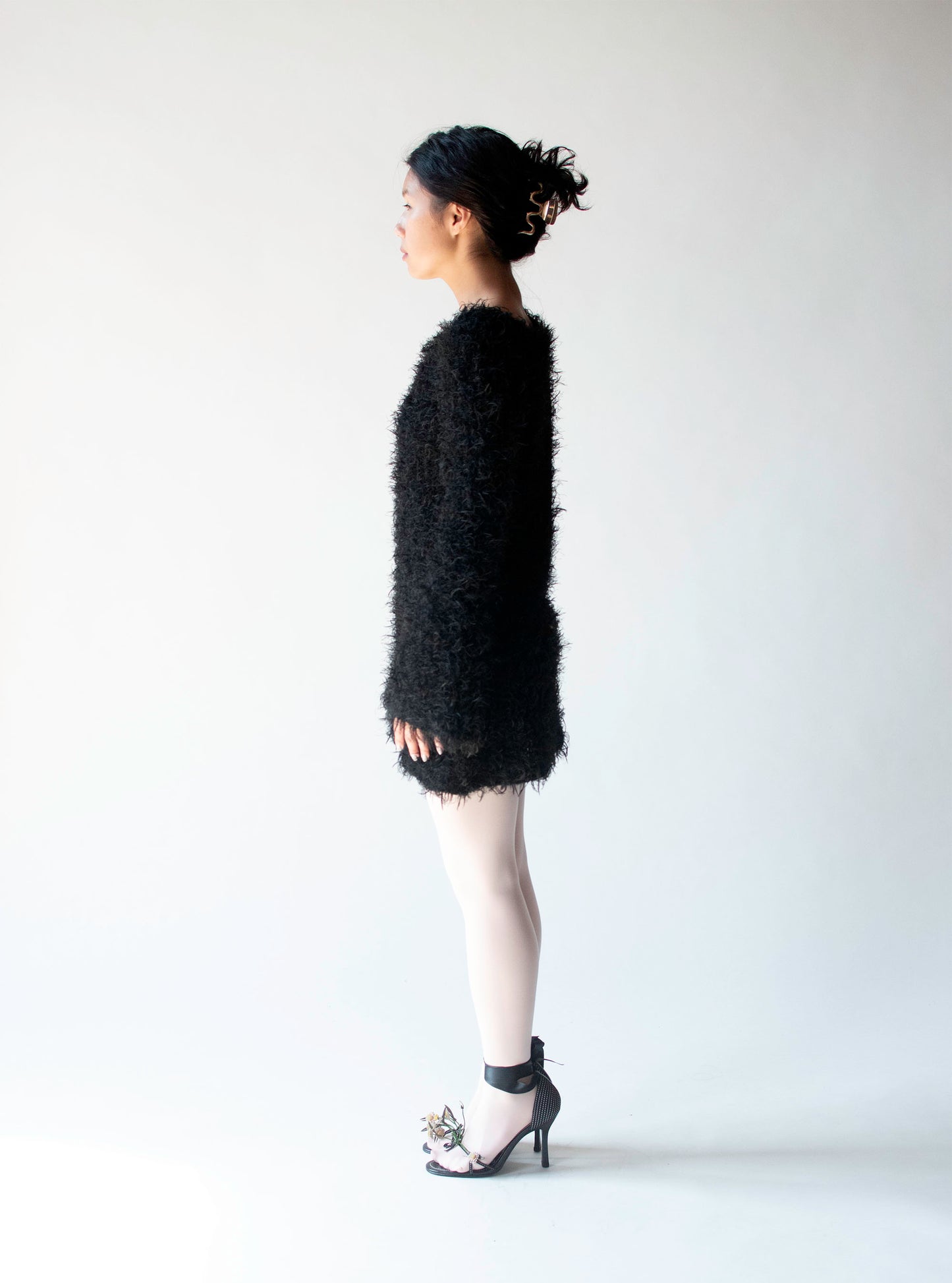 1990s Fuzzy Mini Dress | Betsey Johnson