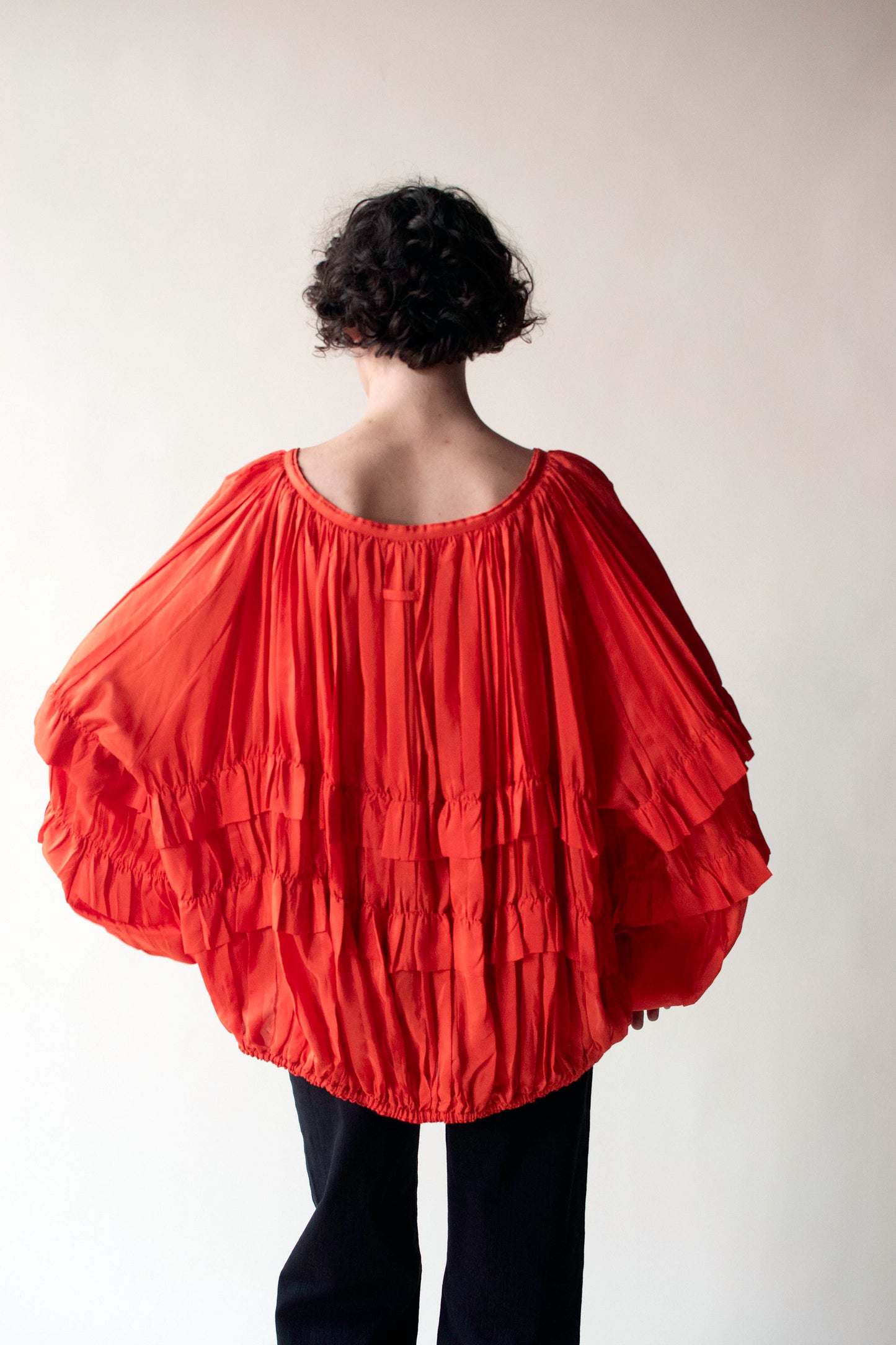 Ruffled Silk Jacket | Jean Paul Gaultier