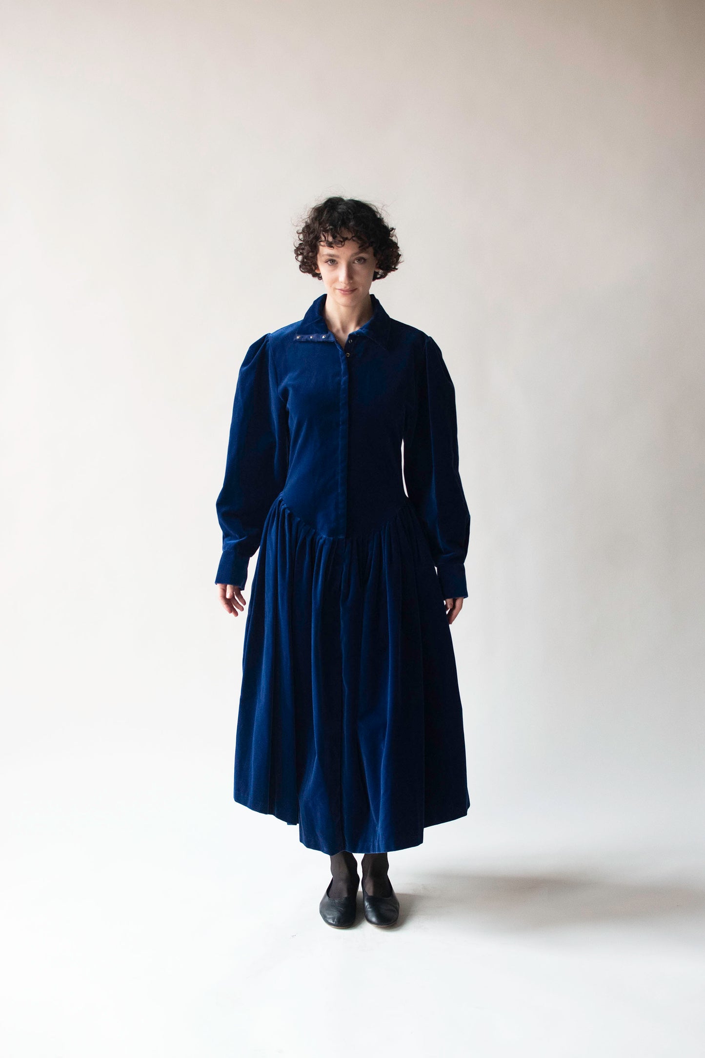 Blue Velvet Dress | Norma Kalmali