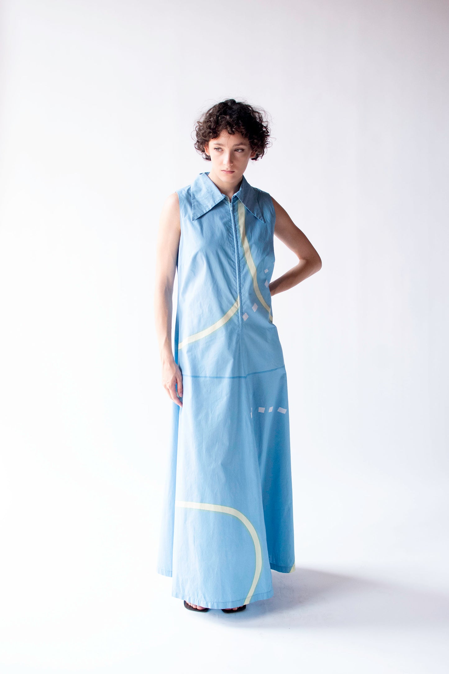 Pale Blue Sundress | Marimekko 1976