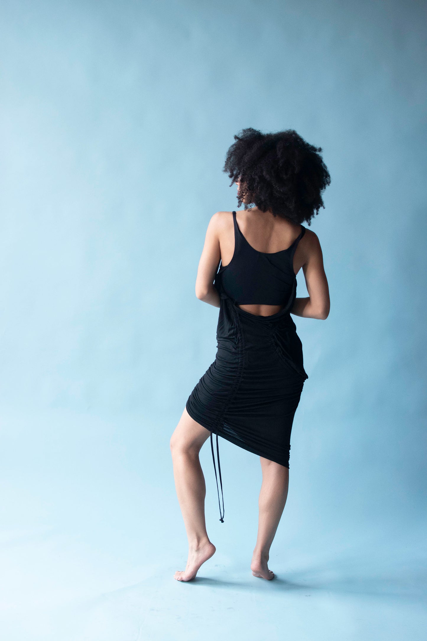 Black Jersey Dress | Hussein Chalayan
