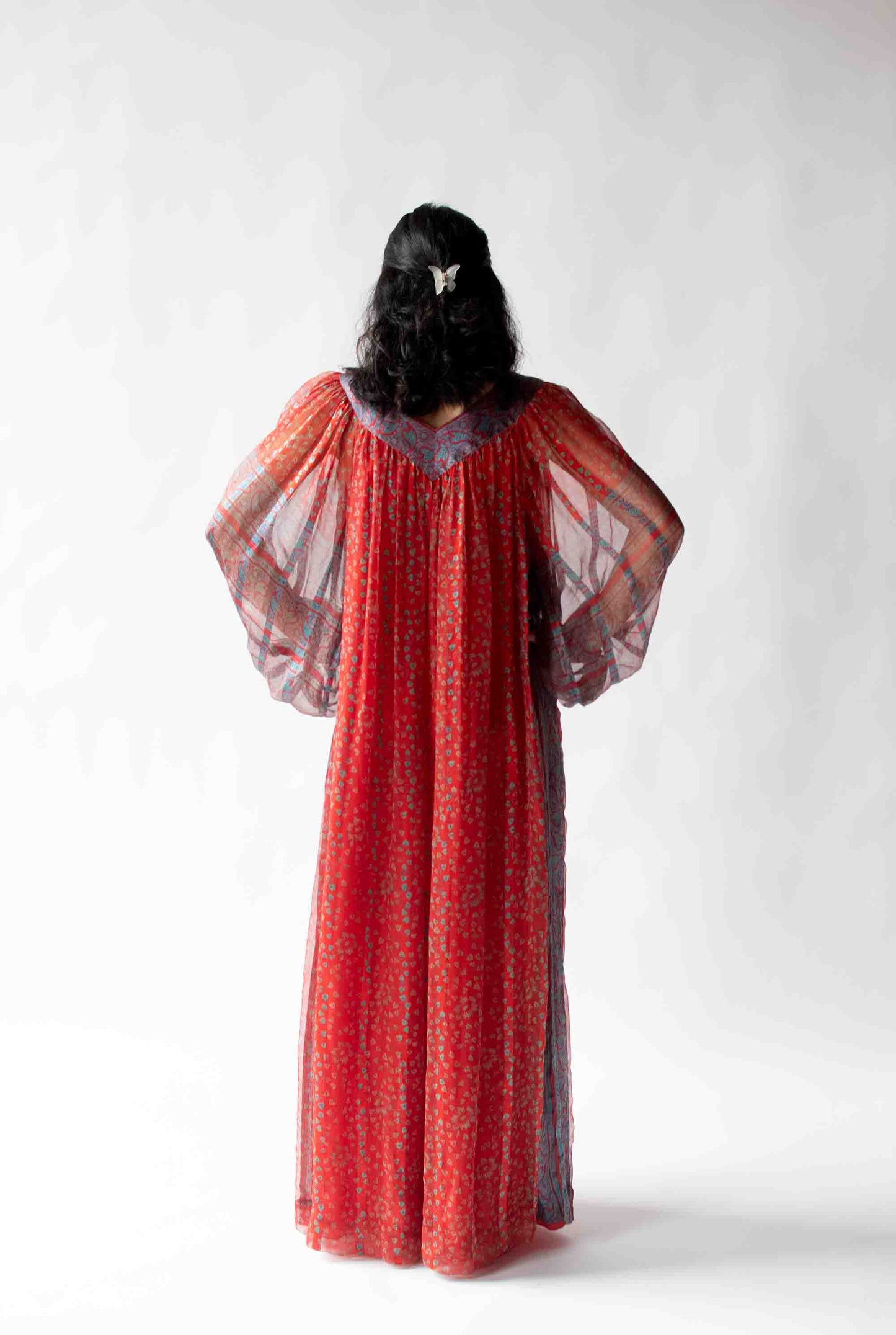 1970s Silk Dress | Raksha of Hindimp London