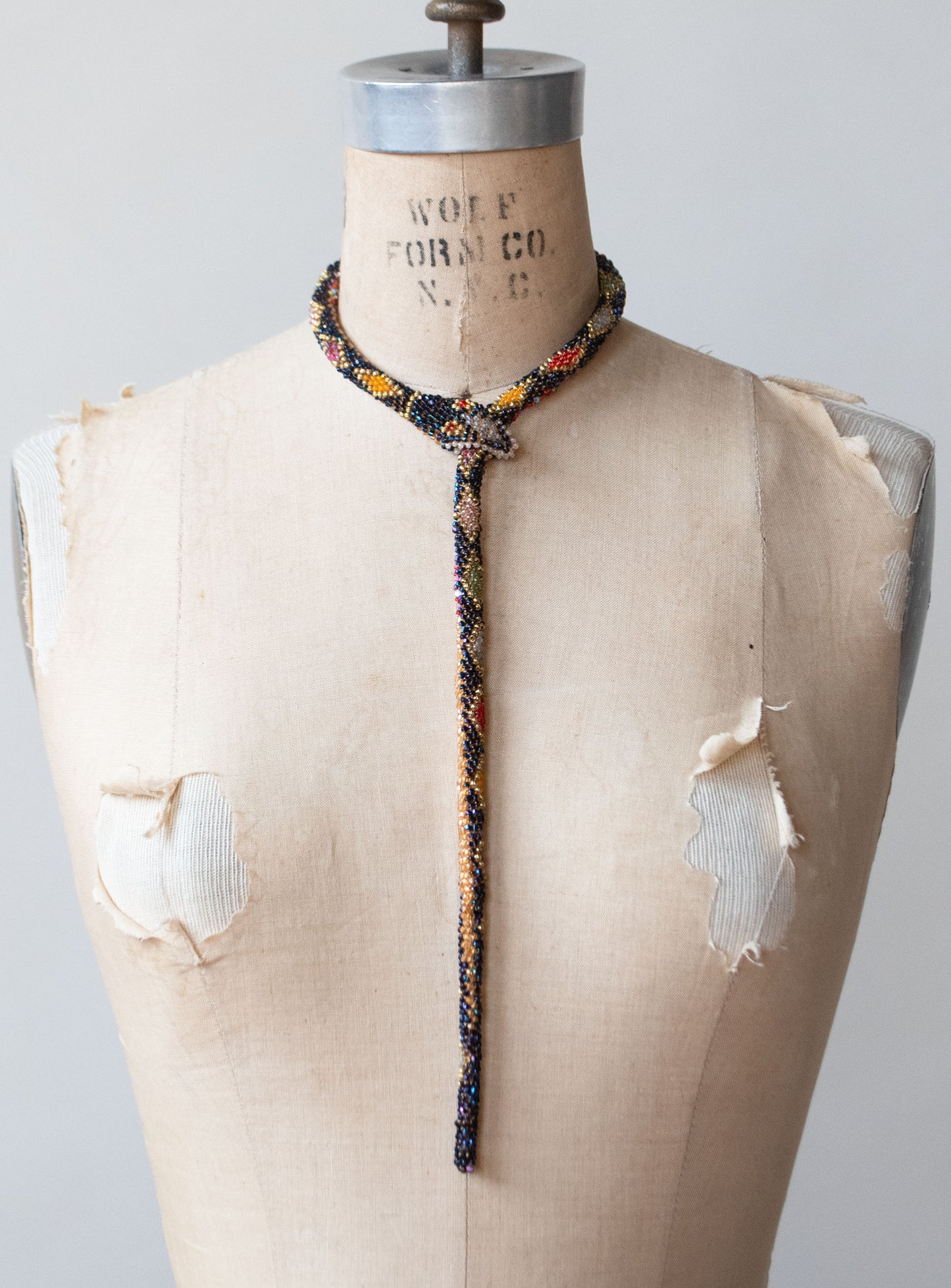 Bead Crochet Snake | Oil Slick