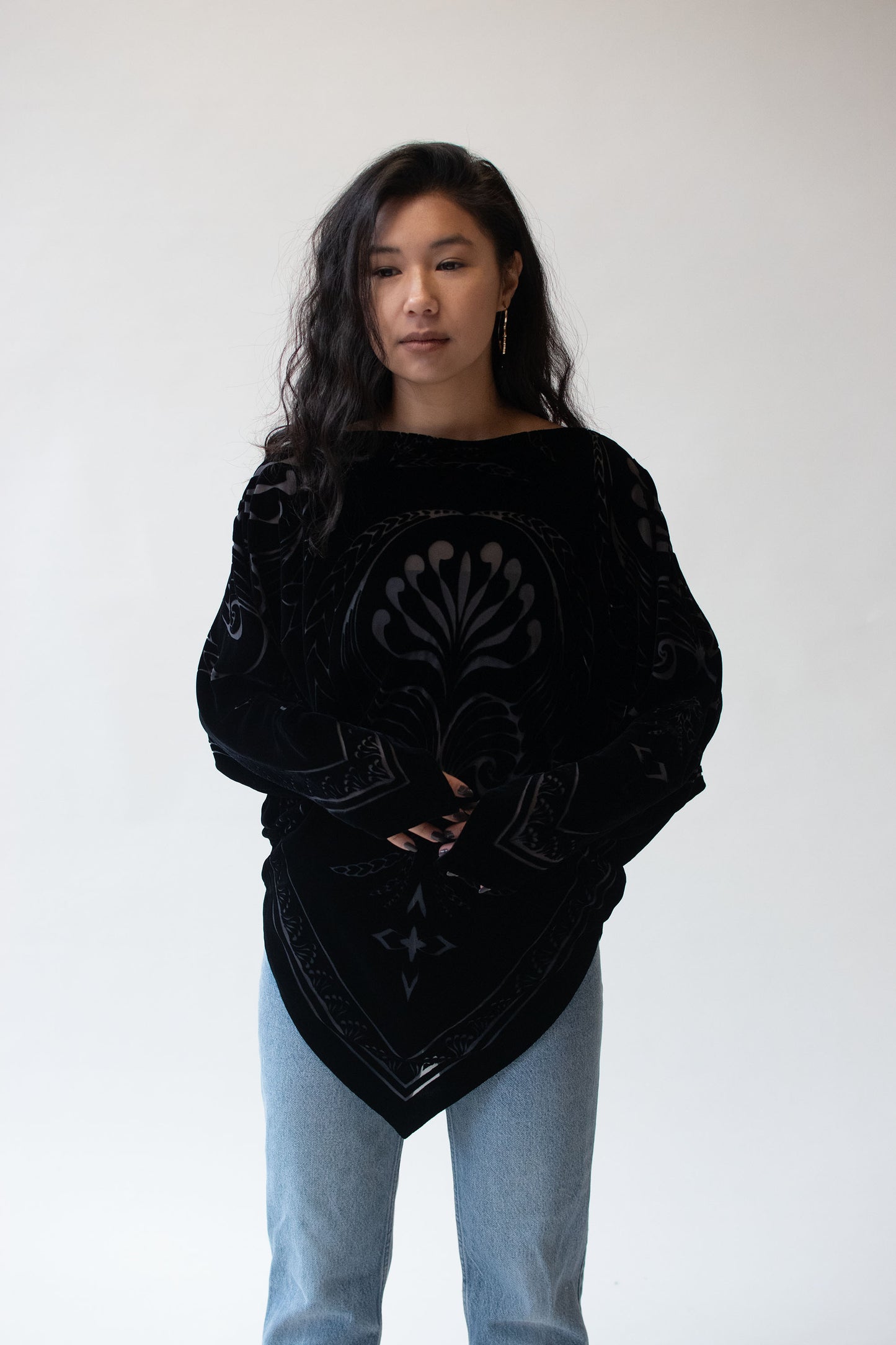 Devore Velvet Tunic | Charles & Patricia Lester