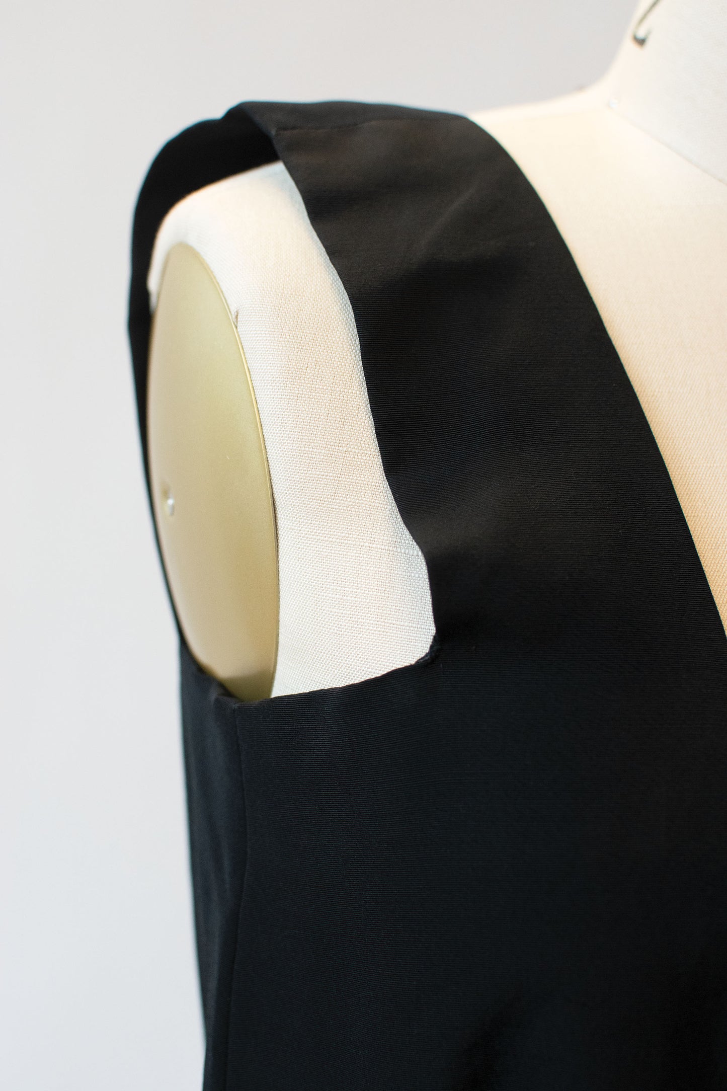 1950s Black Silk Faille Dress | Christian Dior New York