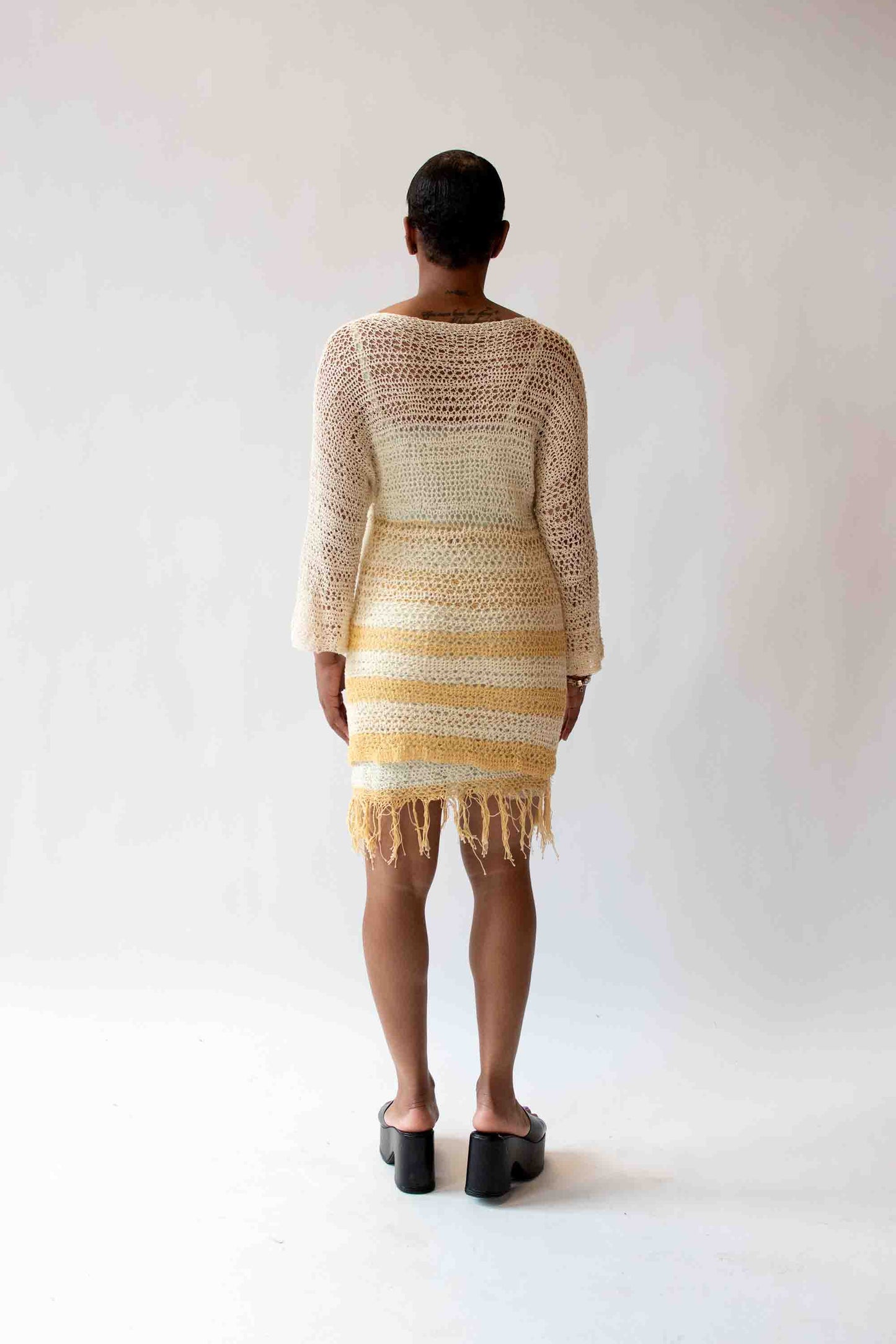 1990s Crochet Dress