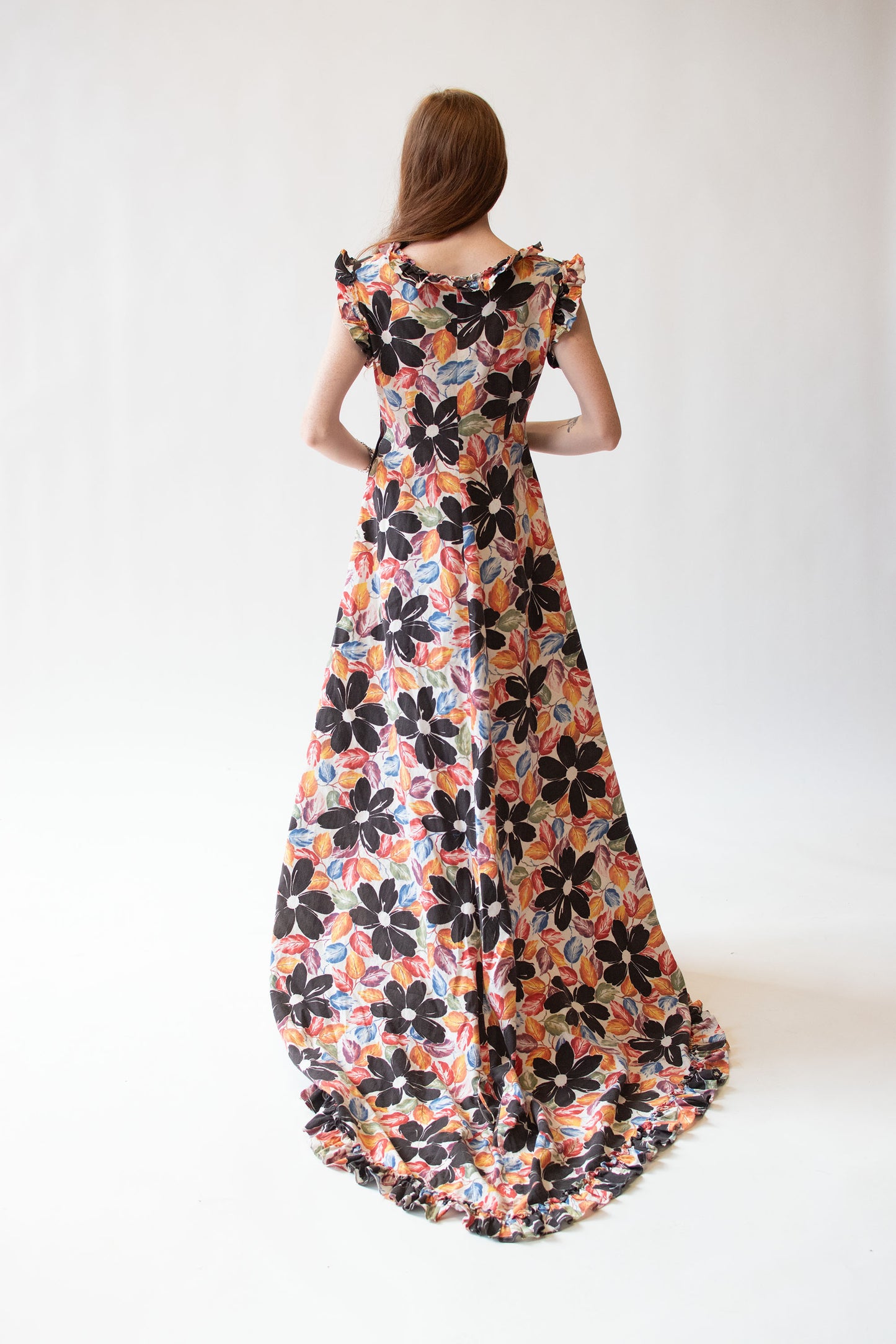 1940s Hawaiian Wedding Dress