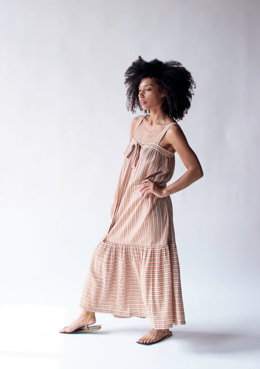 1970s Stiped Sundress | Yves Saint Laurent