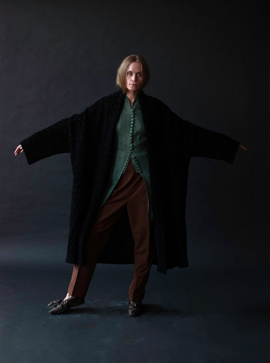 Black Velvet Coat | Callaghan by Romeo Gigli