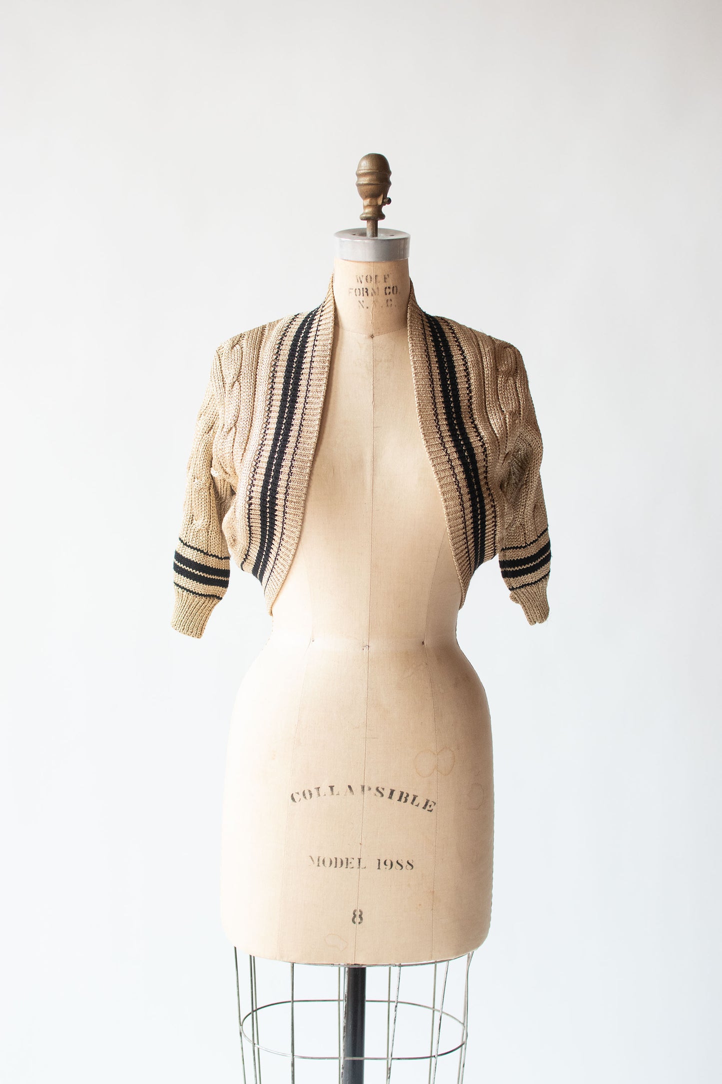 Cable Knit Bolero | Moschino Couture!