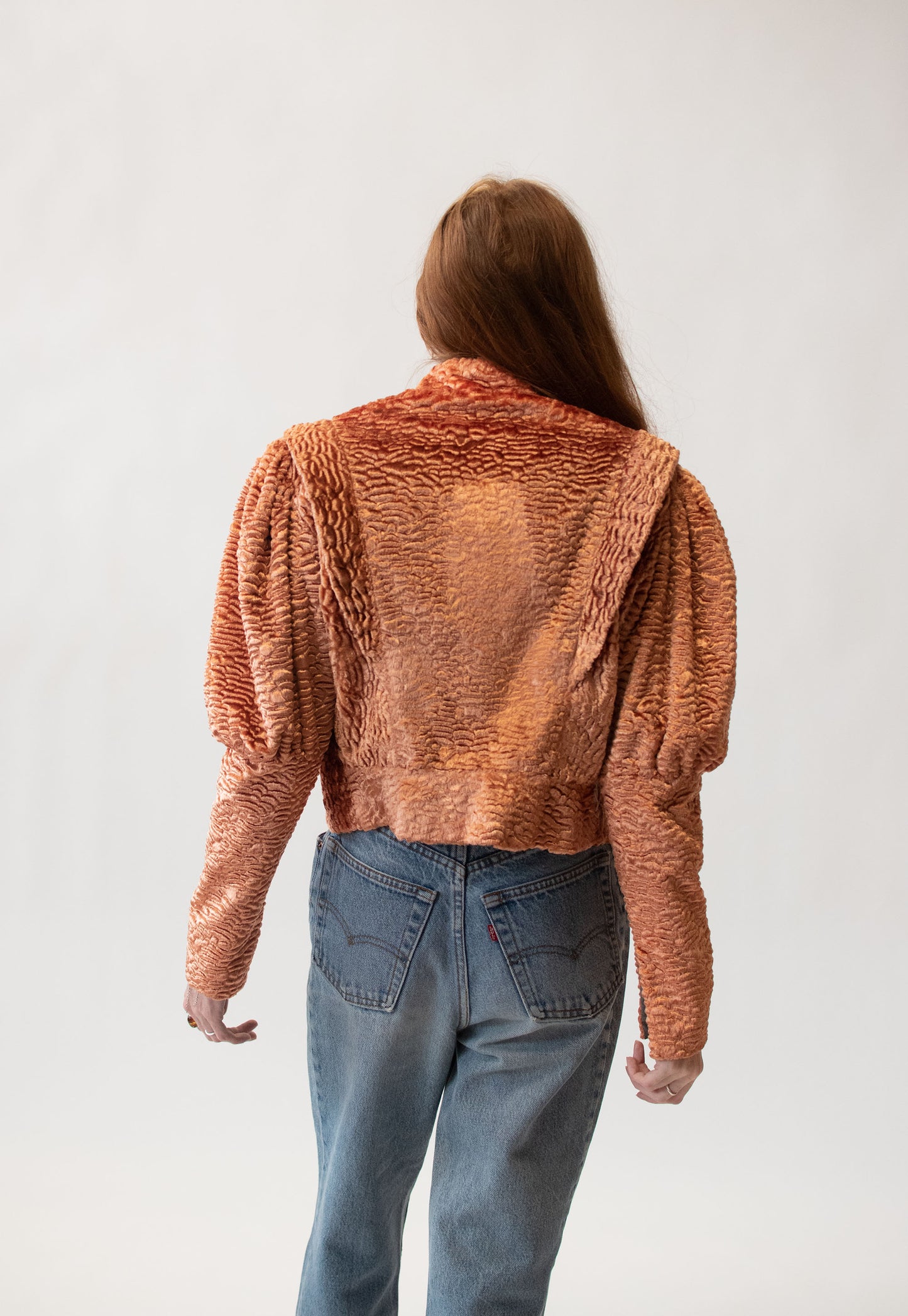 Textured Mutton Sleeve Jacket | Kelly Wearstler